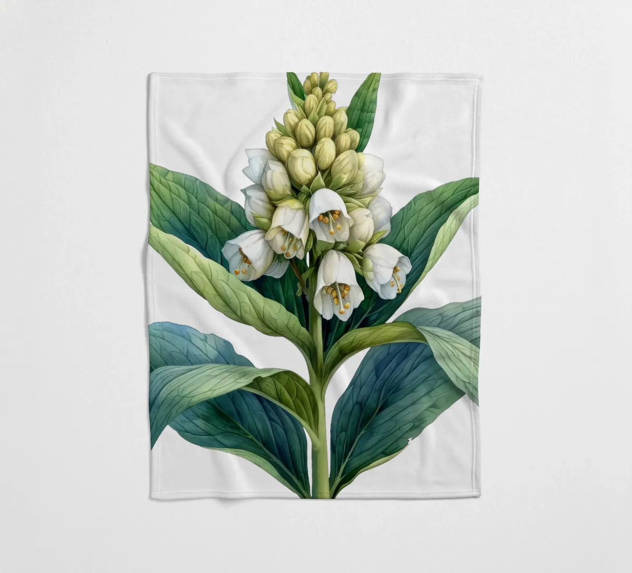 Fiore di foca delle Salomone coperta in pile da Bold Blooms