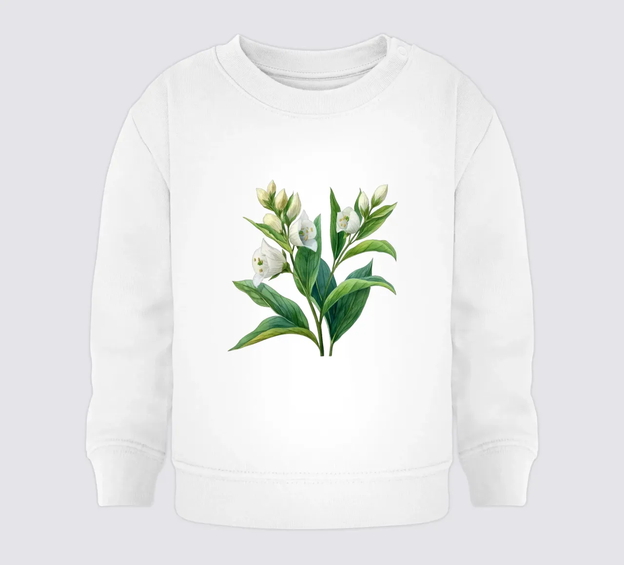 Fiore di foca delle Salomone felpa neonato da Bold Blooms