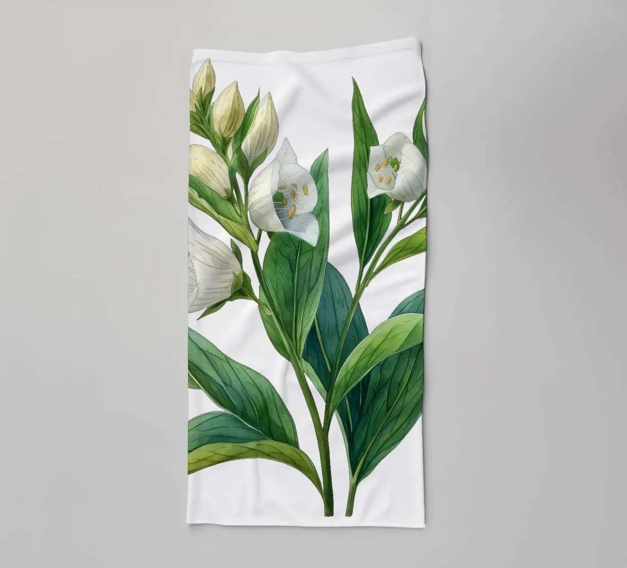 Fiore di foca delle Salomone asciugamano da bagno da Bold Blooms