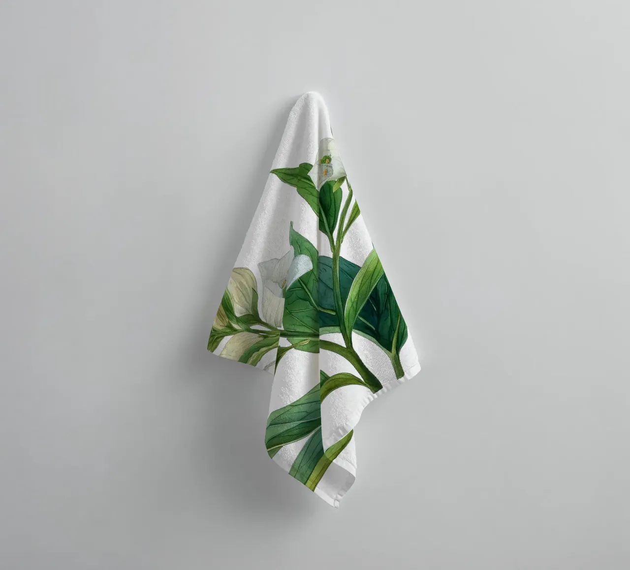 Fiore di foca delle Salomone asciugamano da bagno da Bold Blooms