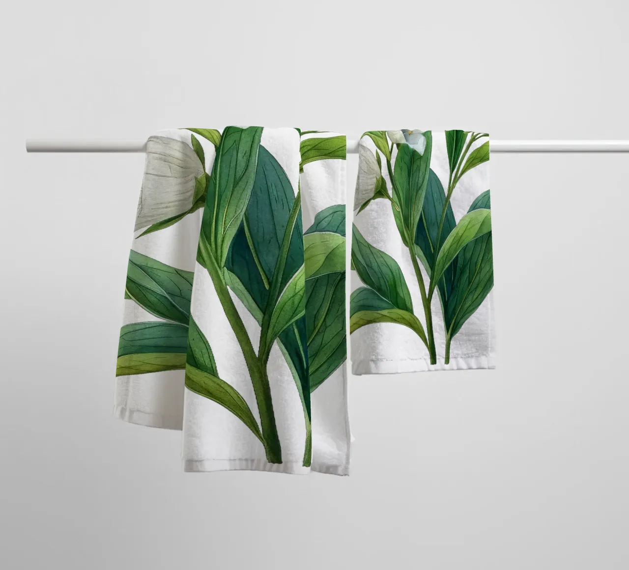 Fiore di foca delle Salomone asciugamano da bagno da Bold Blooms