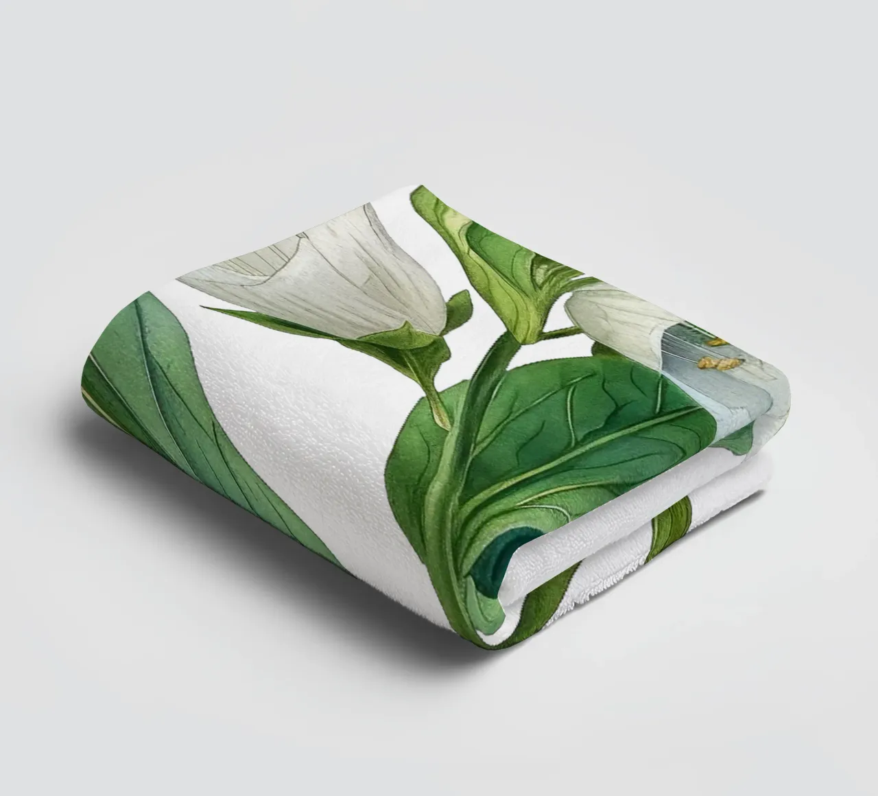Fiore di foca delle Salomone asciugamano da bagno da Bold Blooms