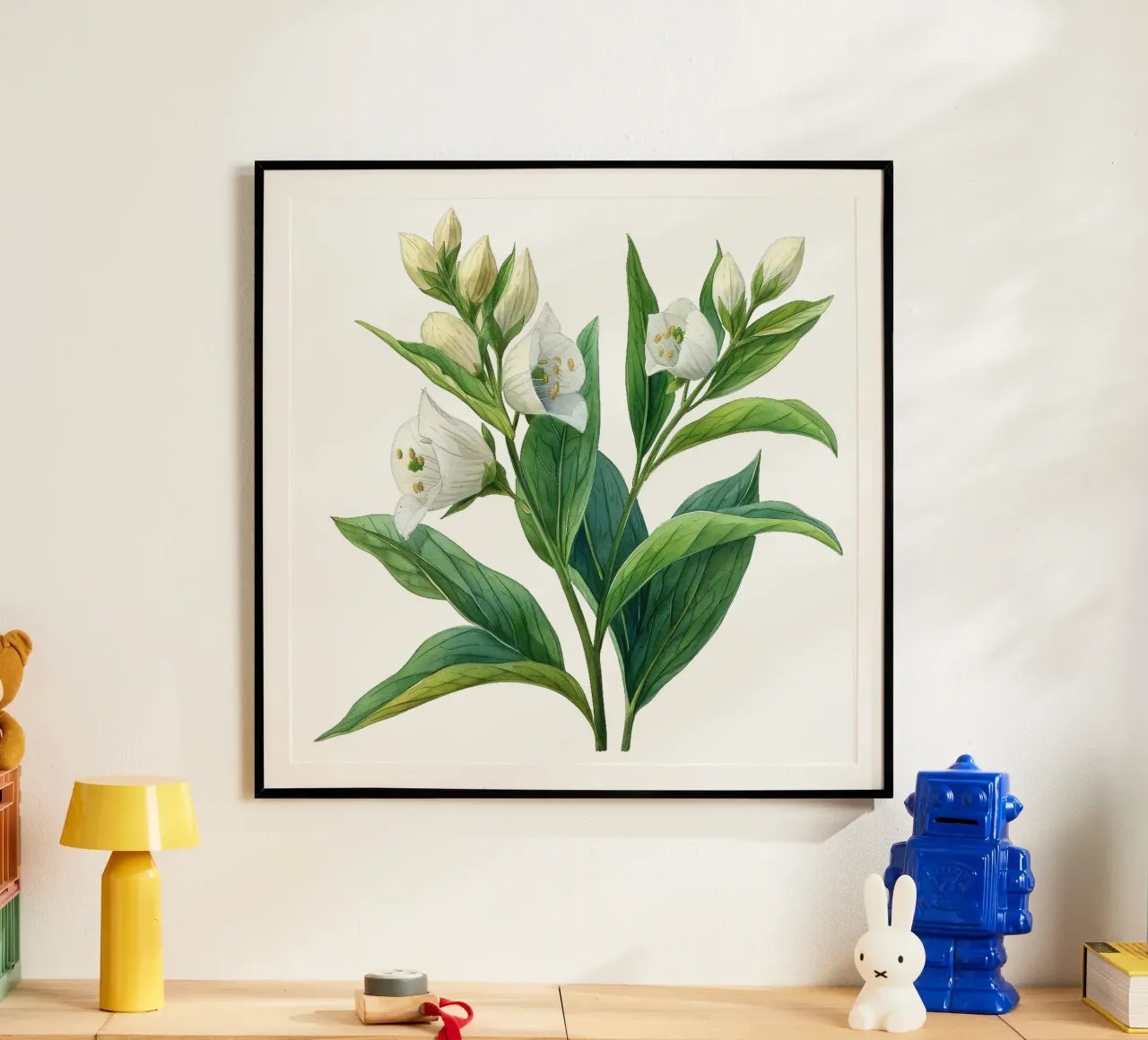 Fiore di foca delle Salomone carta hahnemühle da Bold Blooms