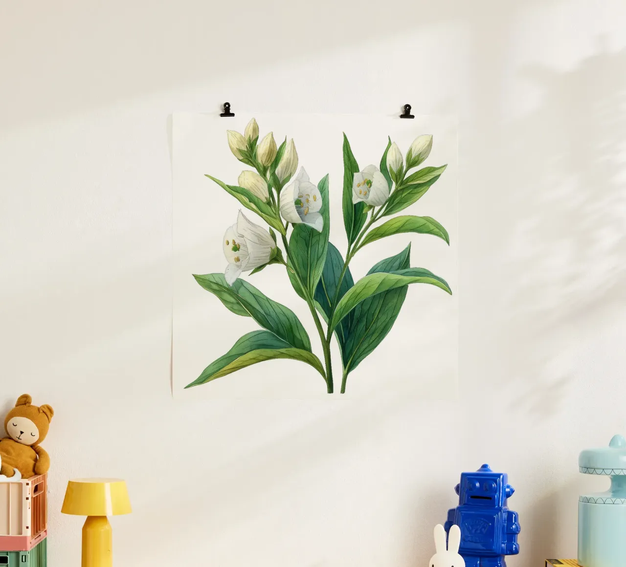 Fiore di foca delle Salomone carta hahnemühle da Bold Blooms