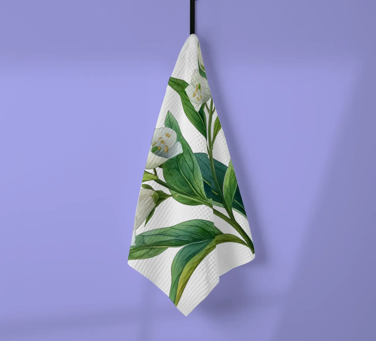 Fiore di foca delle Salomone canovaccio da cucina da Bold Blooms