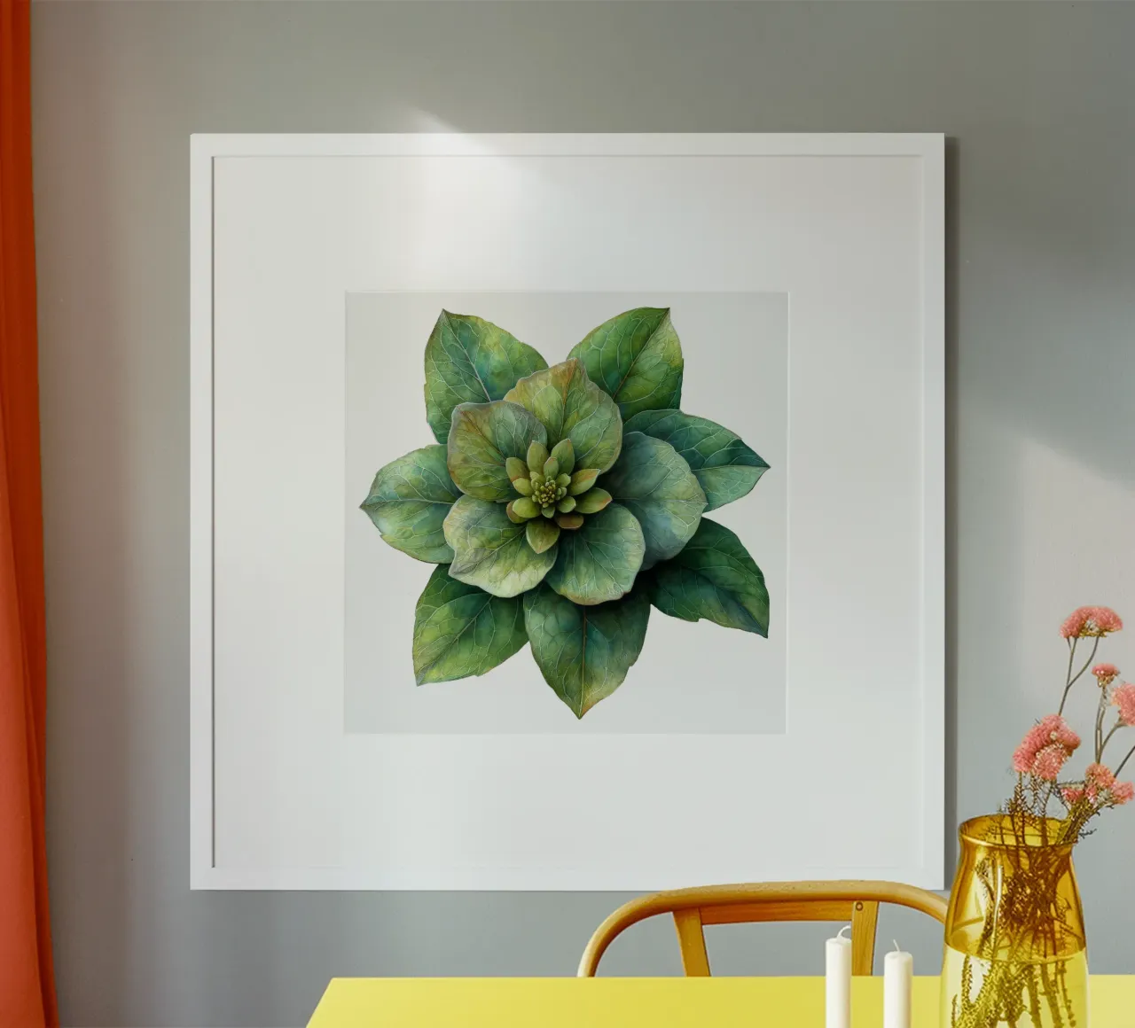 Fiore di euforbia poster da Bold Blooms