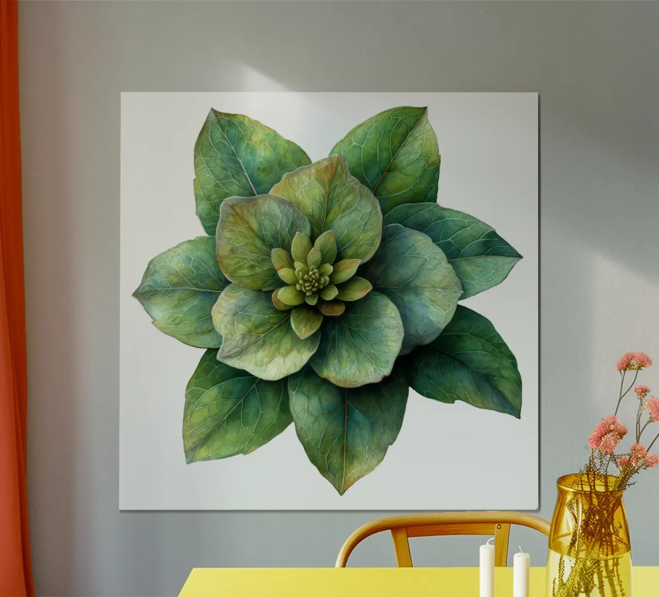 Fiore di euforbia poster da Bold Blooms