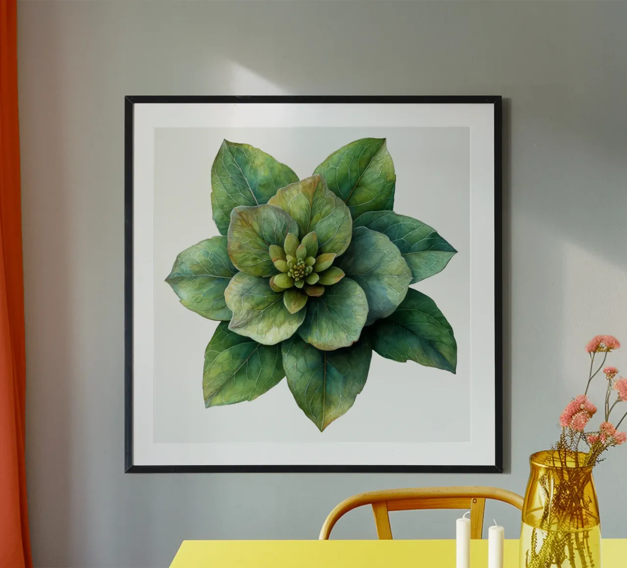 Fiore di euforbia poster da Bold Blooms