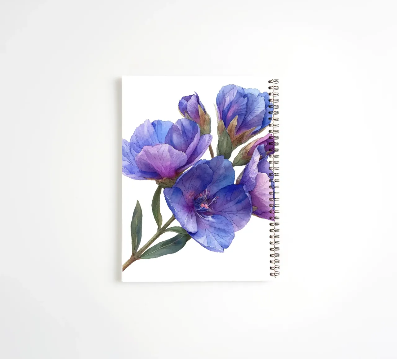 Statice Flower spiral notebook by Bold Blooms