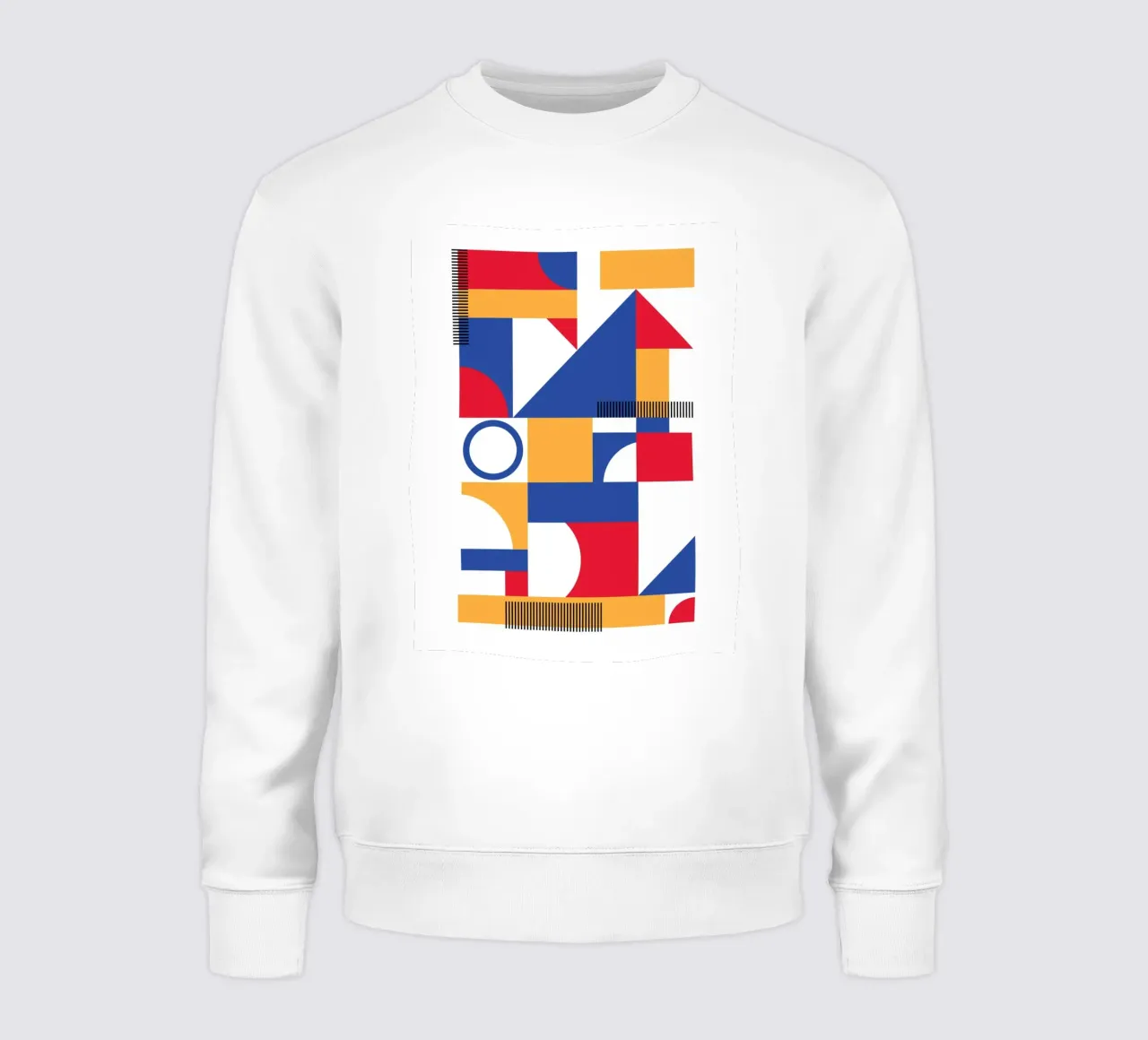 Stile geometrico Bauhaus felpa da Kim Hubball Studio
