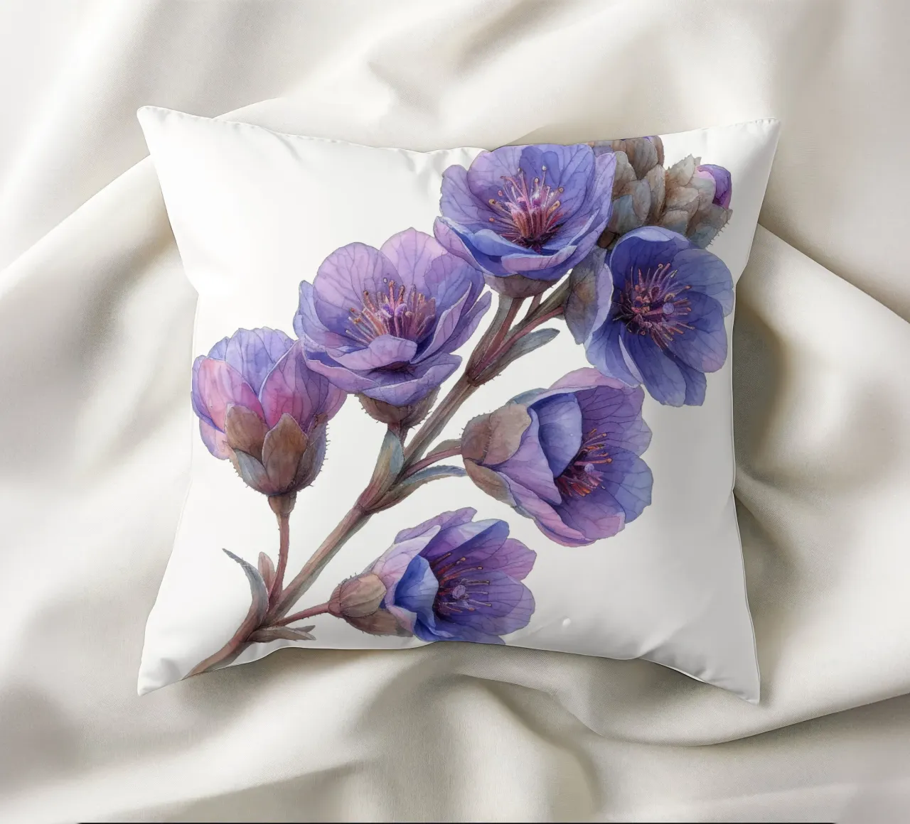 Fiore di statice cuscino da Bold Blooms