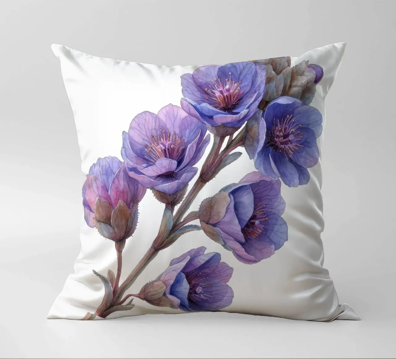 Fiore di statice cuscino da Bold Blooms