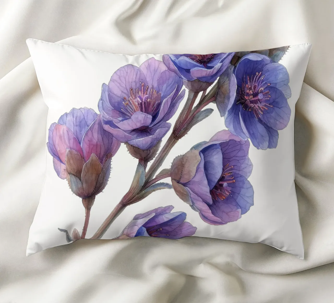 Fiore di statice cuscino da Bold Blooms