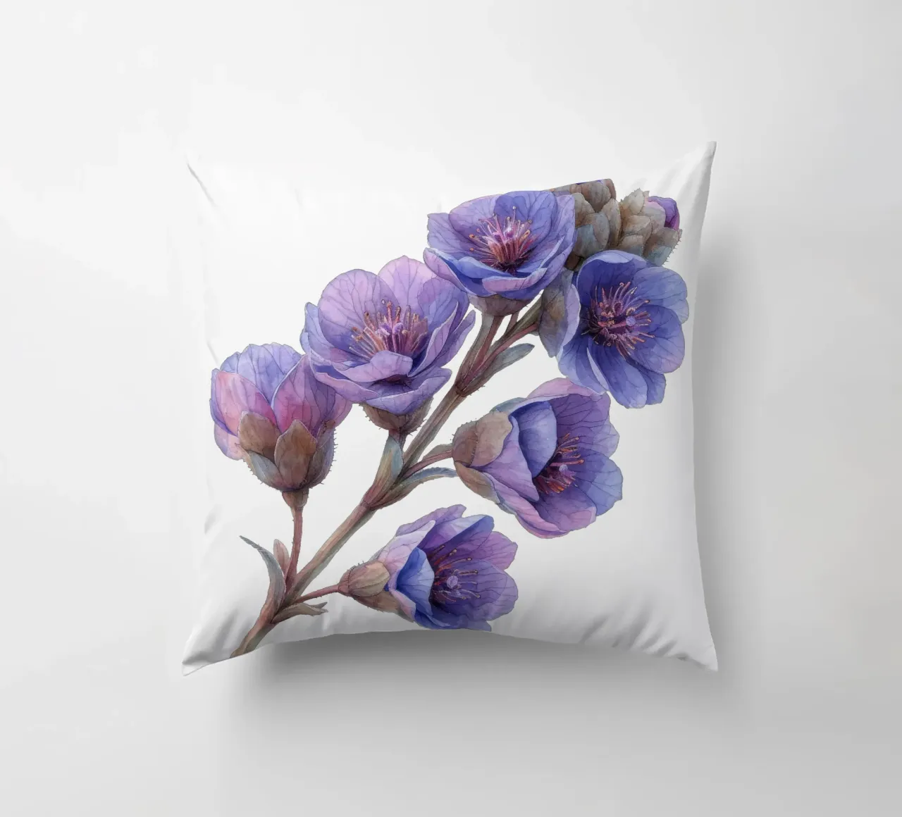 Fiore di statice cuscino da Bold Blooms