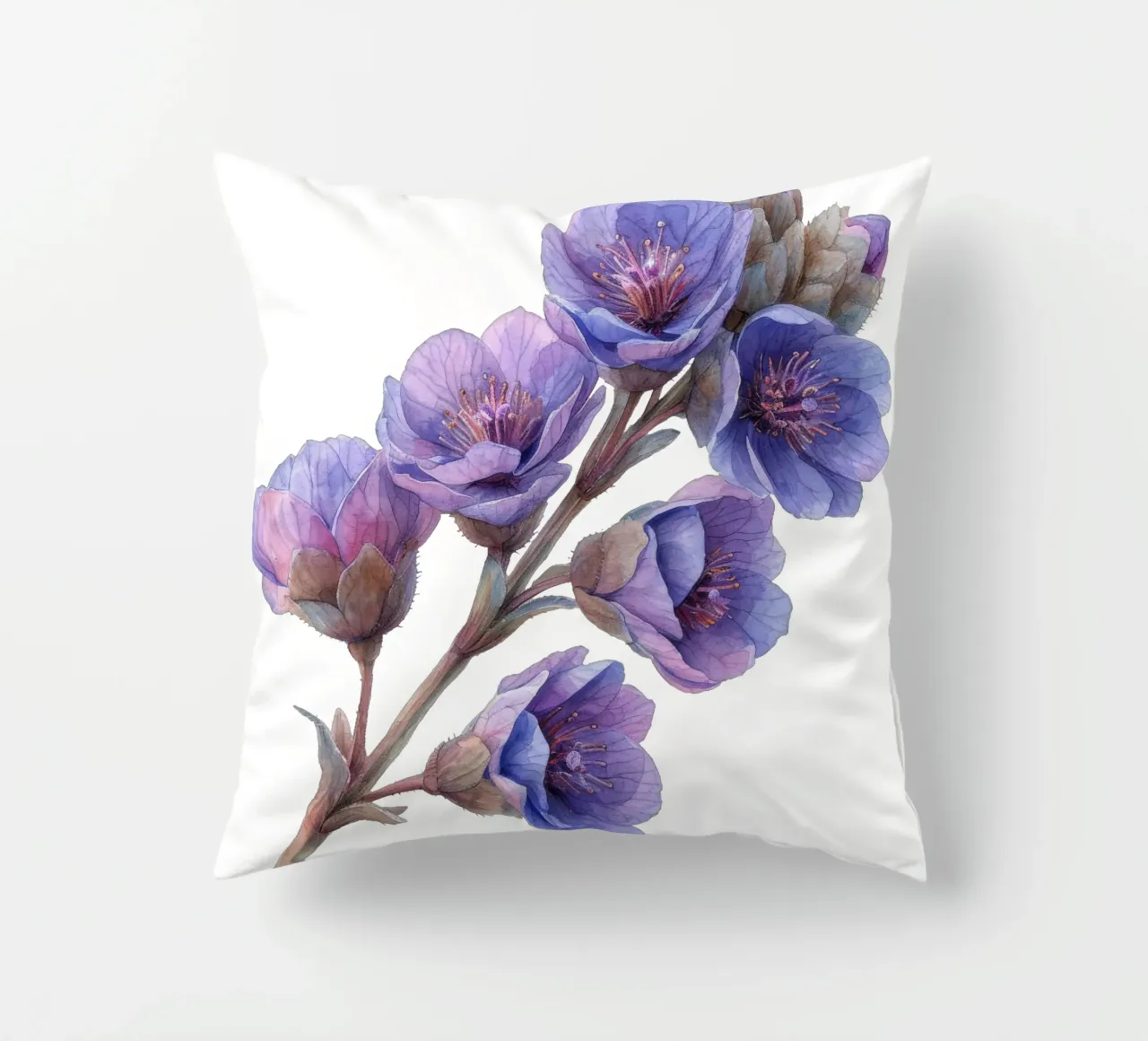 Fiore di statice cuscino da Bold Blooms