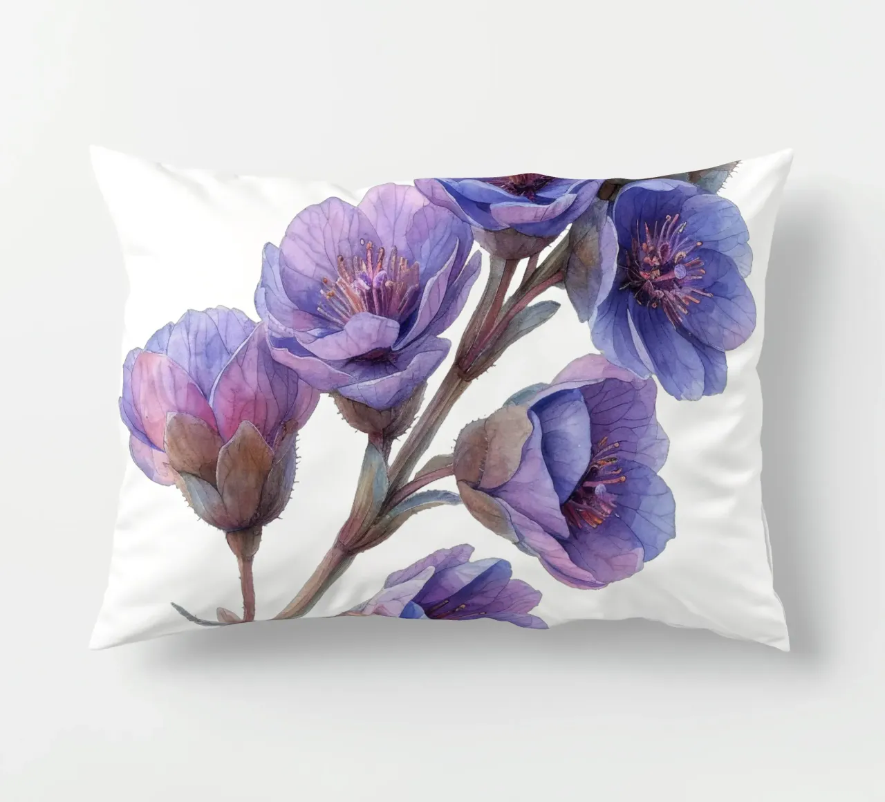 Fiore di statice cuscino da Bold Blooms