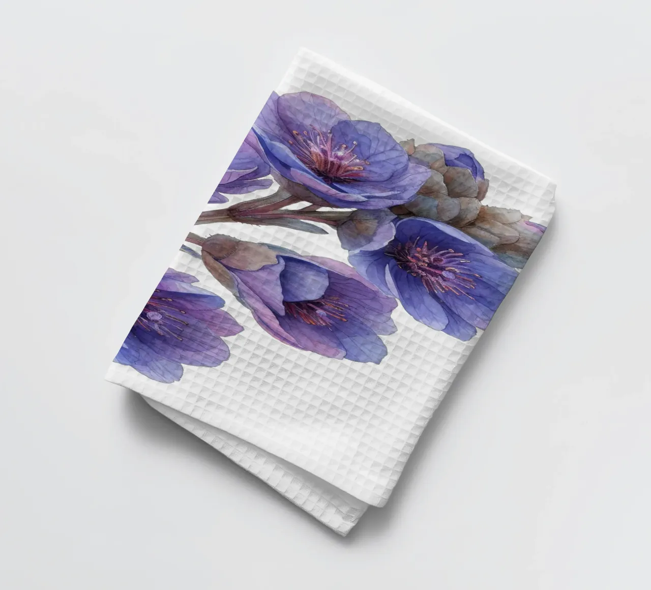 Fiore di statice canovaccio da cucina da Bold Blooms