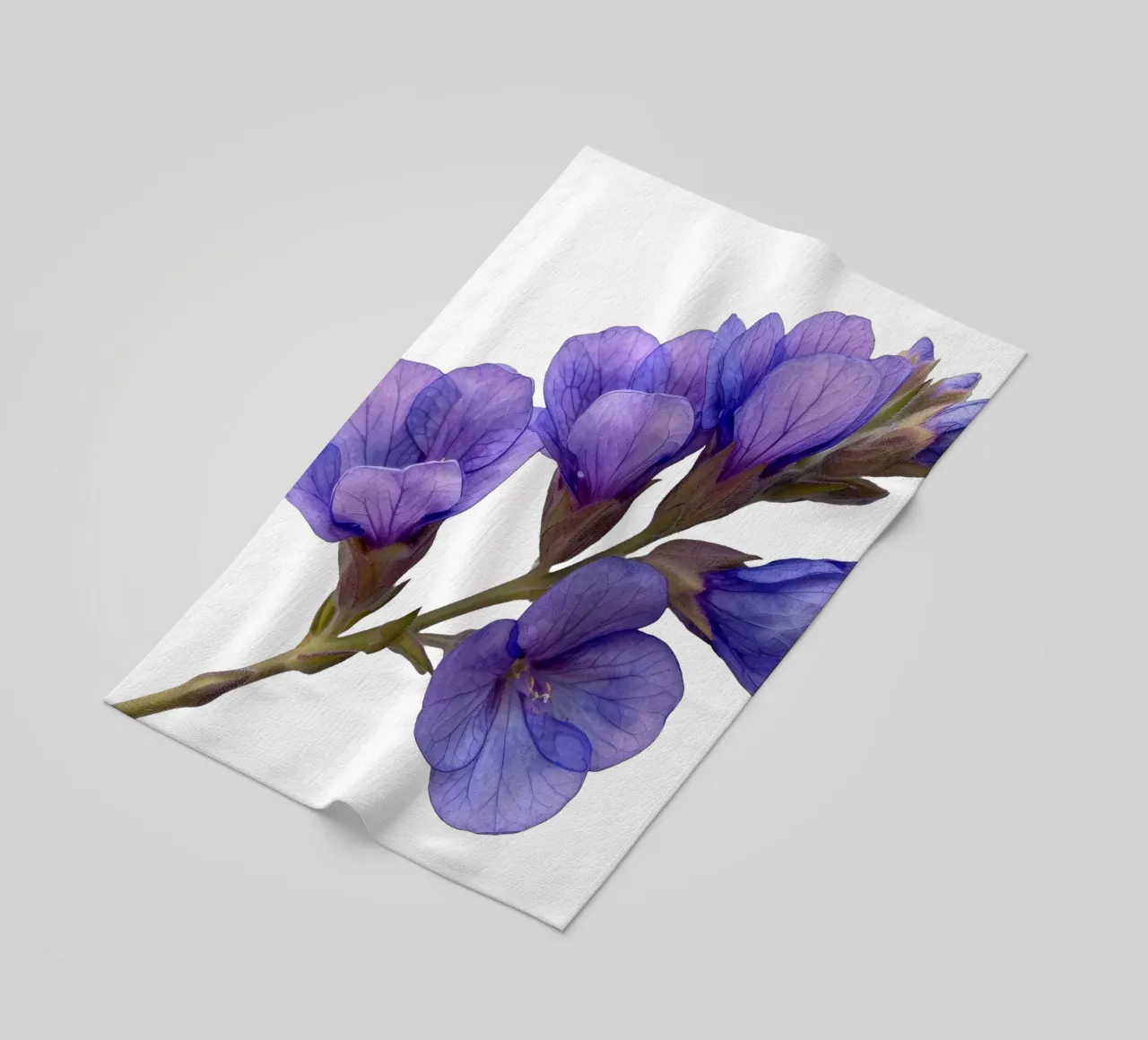 Fiore di statice telo mare da Bold Blooms