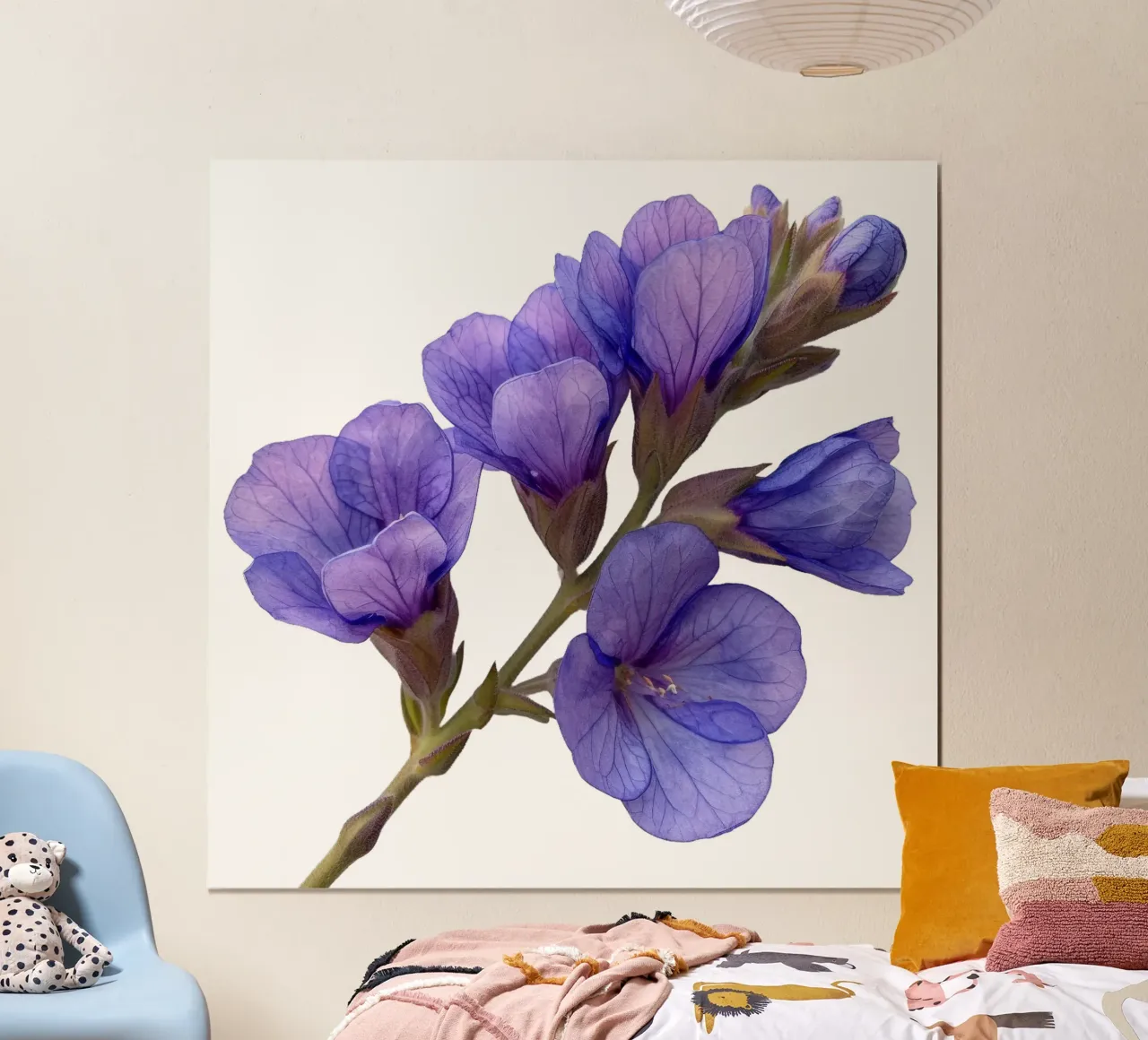 Fiore di statice carta hahnemühle da Bold Blooms