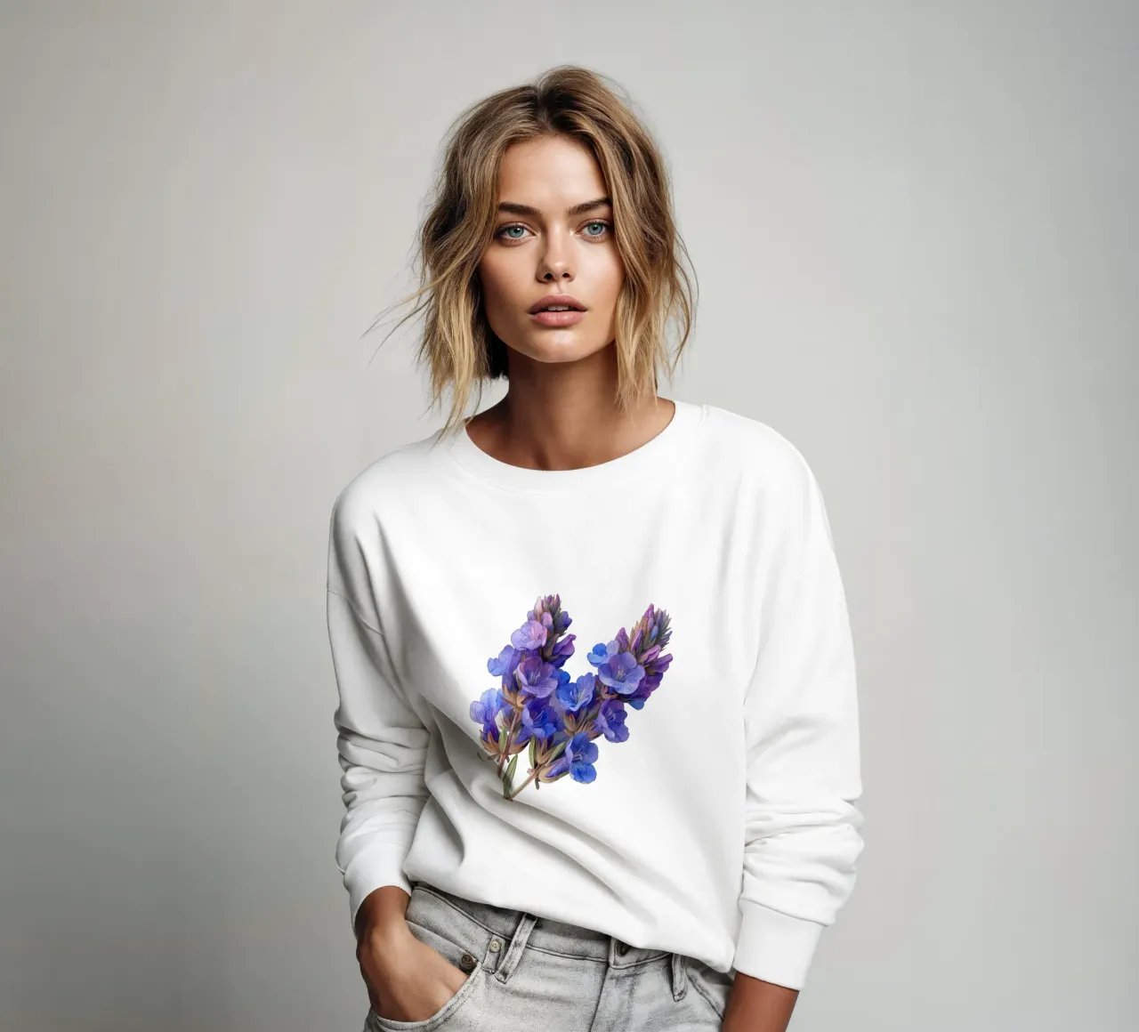 Fiore di statice felpa da Bold Blooms