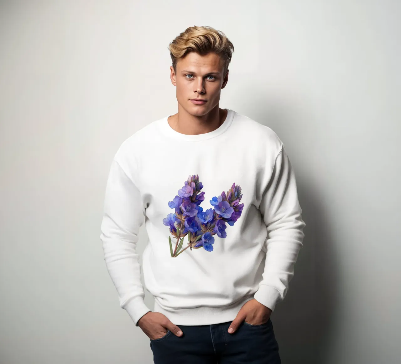 Fiore di statice felpa da Bold Blooms