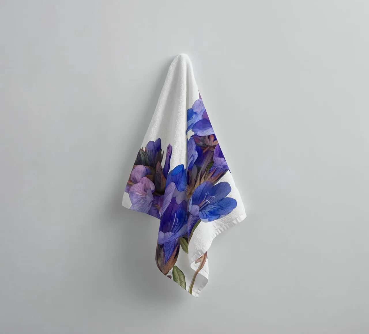 Fiore di statice asciugamano da bagno da Bold Blooms