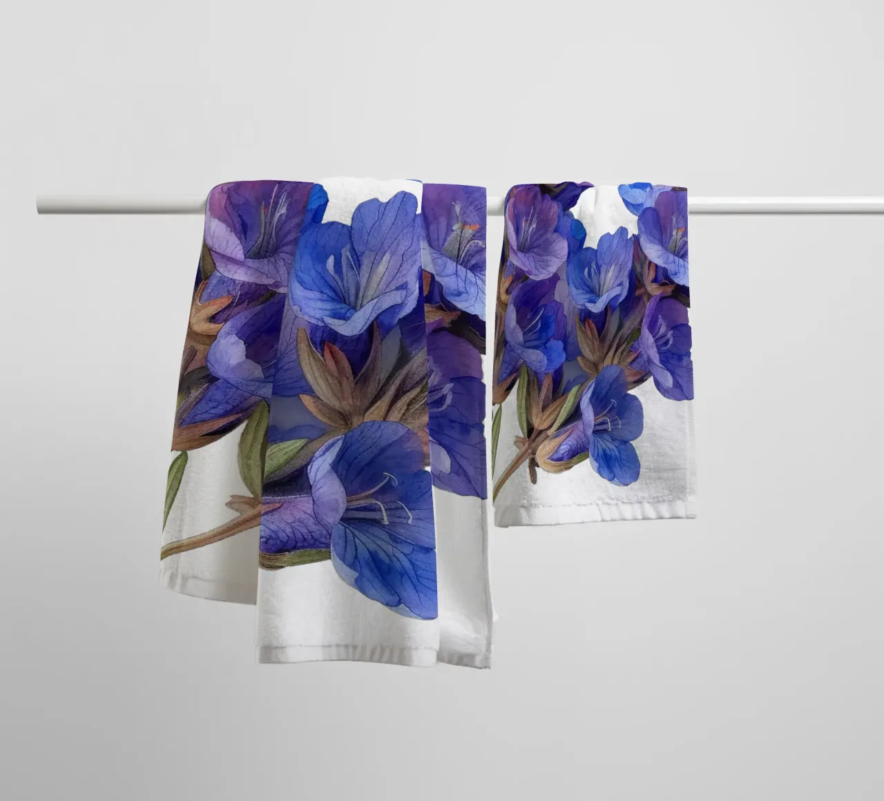 Fiore di statice asciugamano da bagno da Bold Blooms