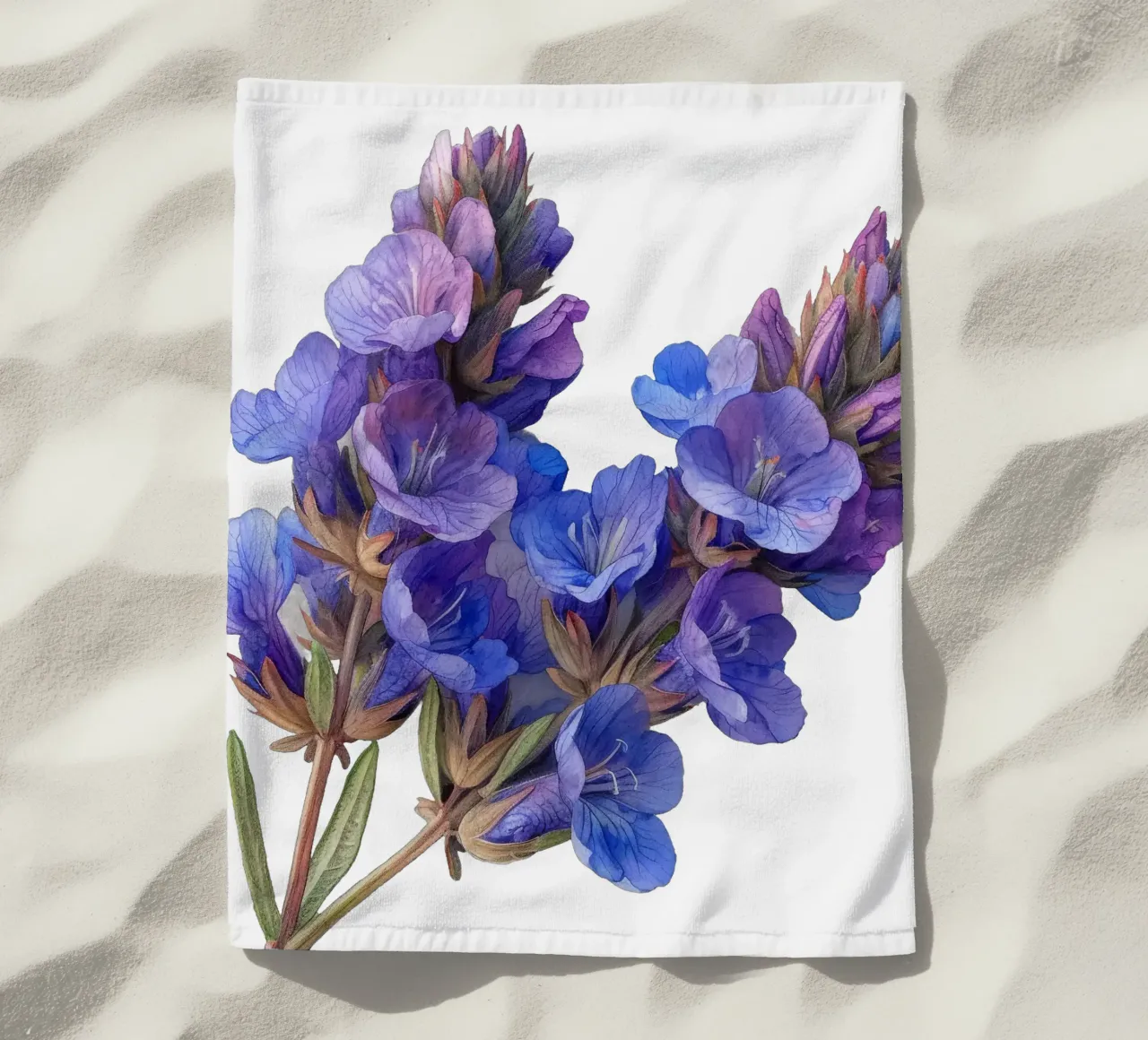 Fiore di statice telo mare da Bold Blooms