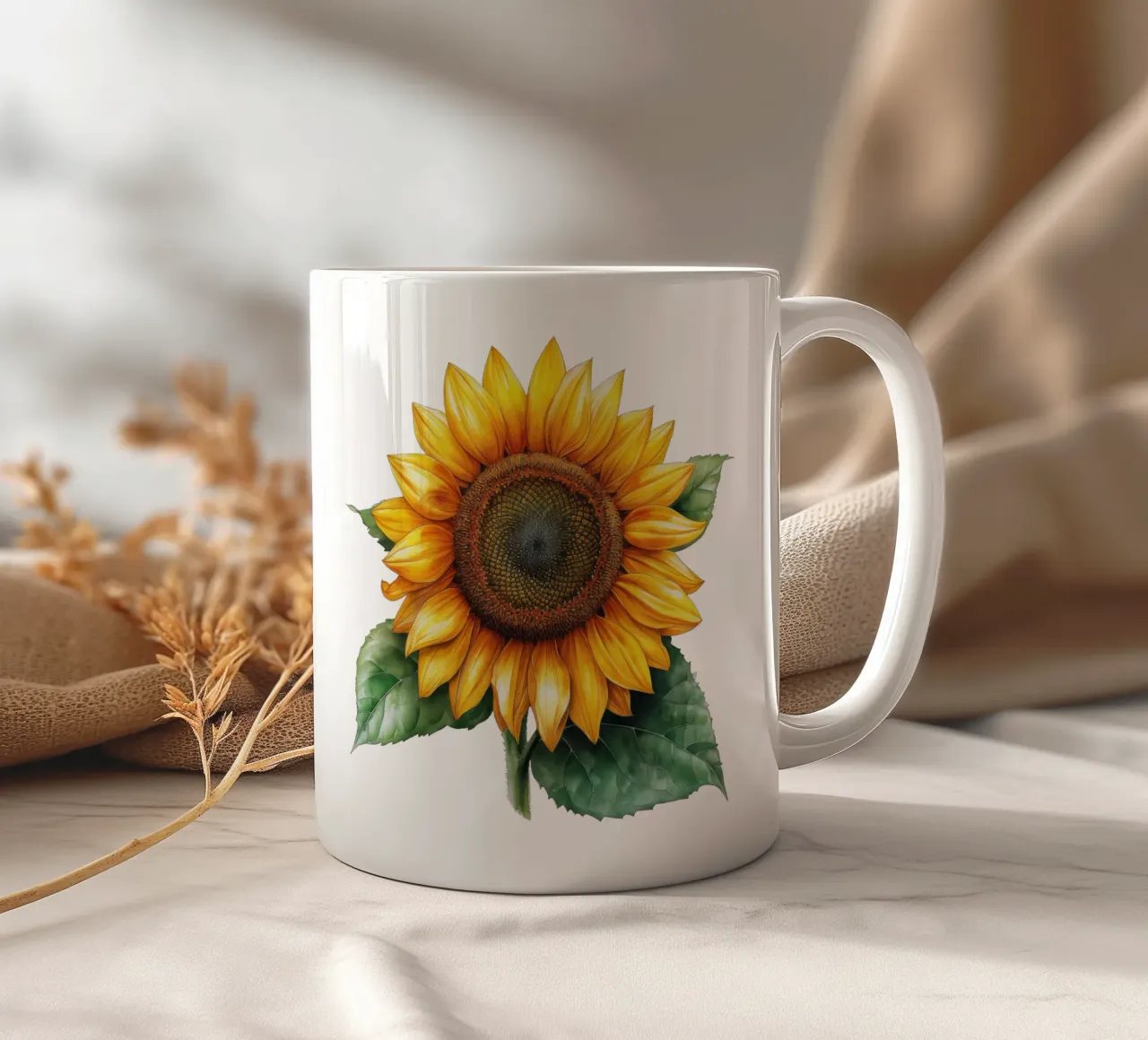 Girasole tazza in ceramica da Bold Blooms