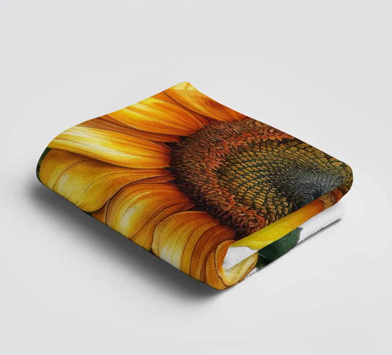 Sunflower towel by Bold Blooms
