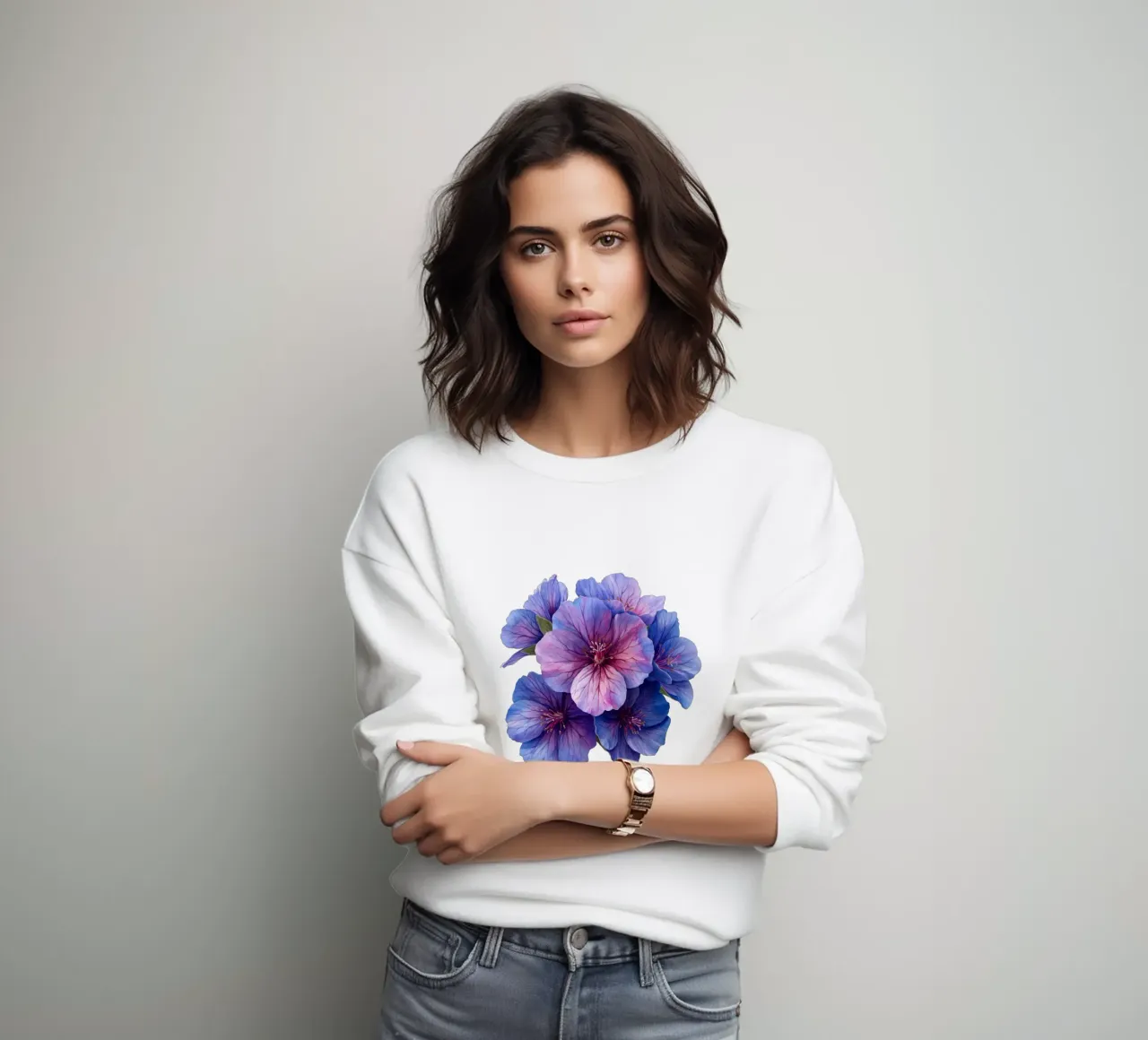 Fiore dolce William felpa da Bold Blooms