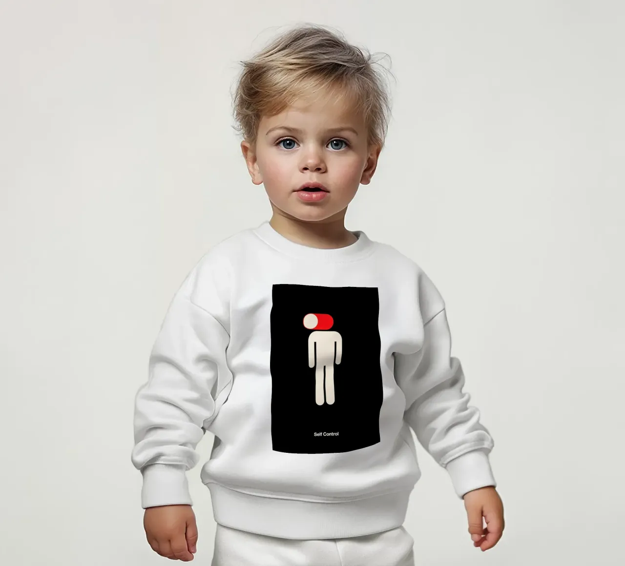 Self Control felpa neonato da Viktor Hertz