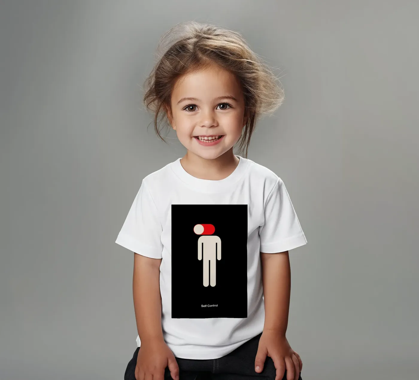 Self Control kinder t-shirt van Viktor Hertz