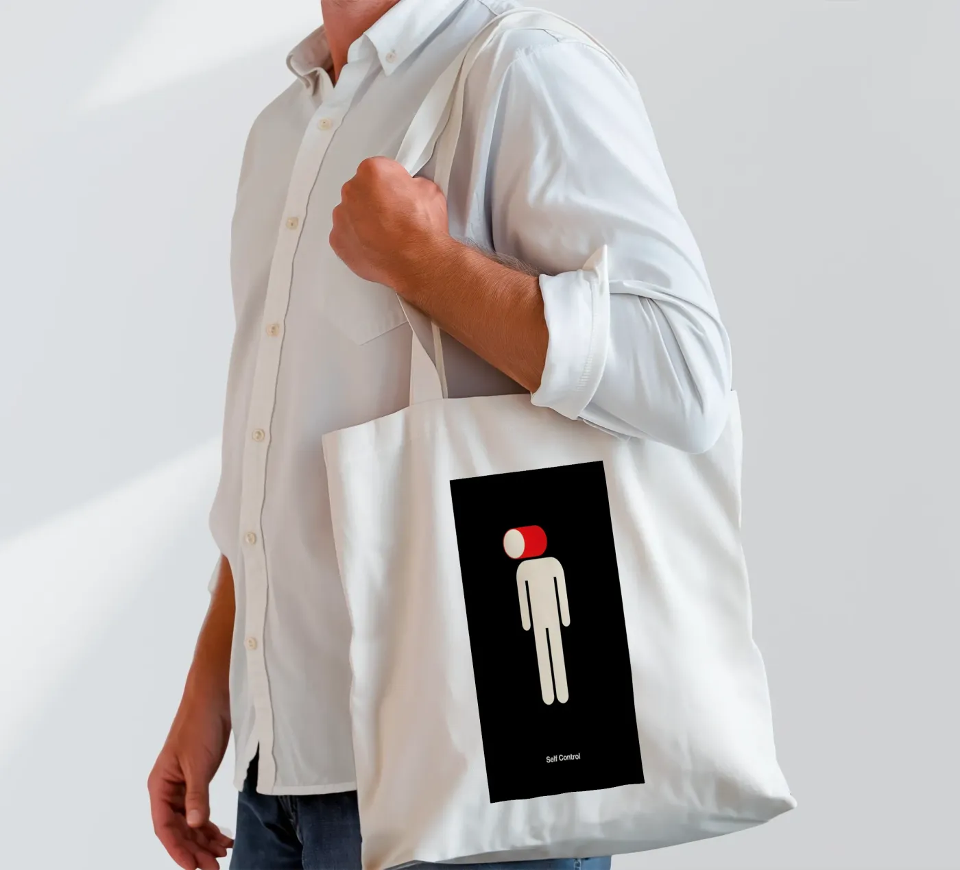 Self Control tote bag by Viktor Hertz