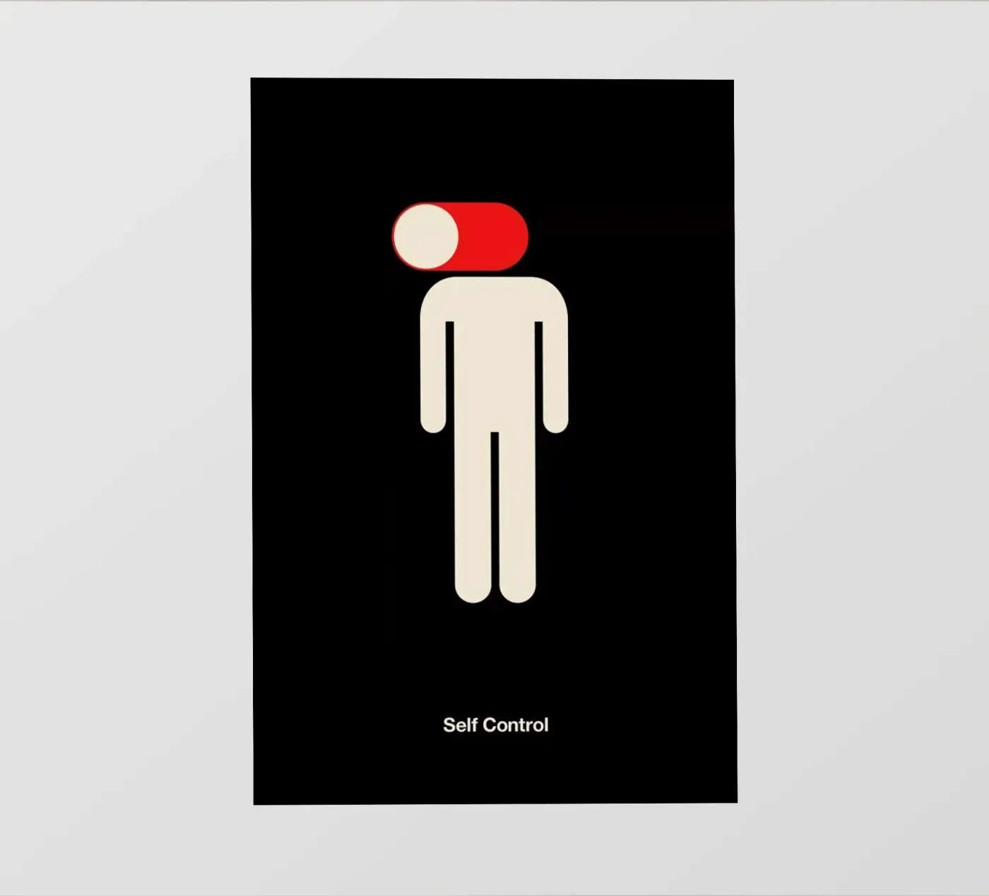 Self Control backlit folie van Viktor Hertz