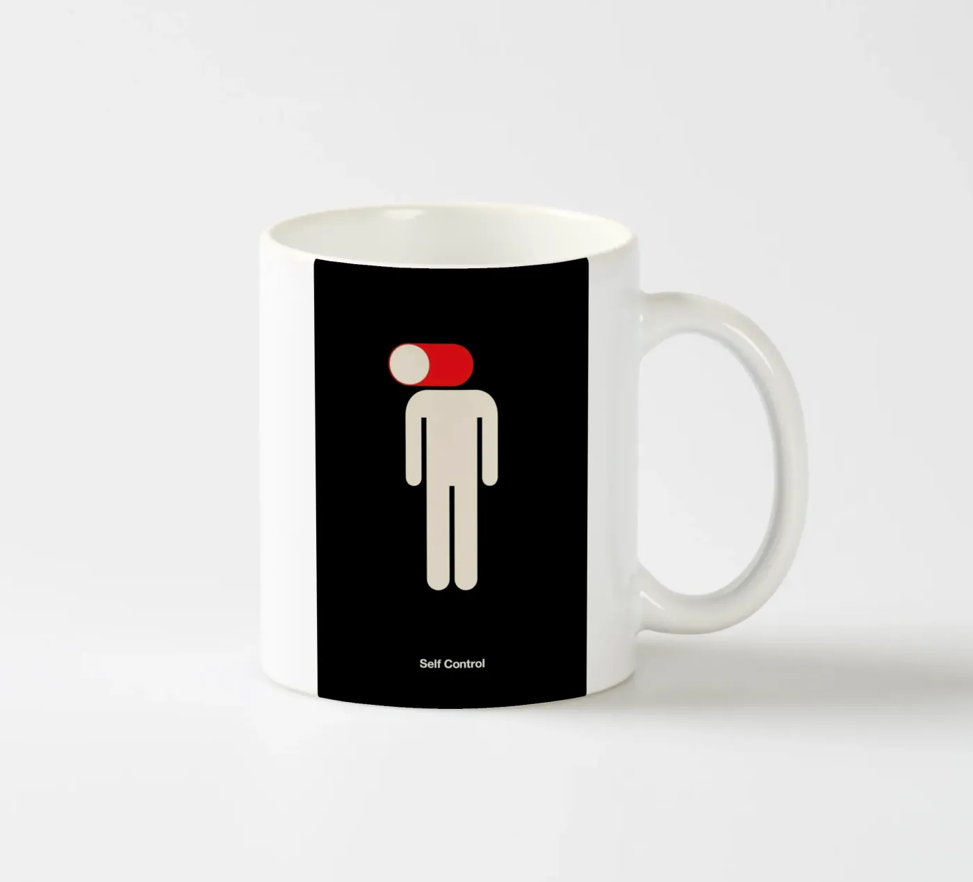 Self Control Keramik Tasse von Viktor Hertz
