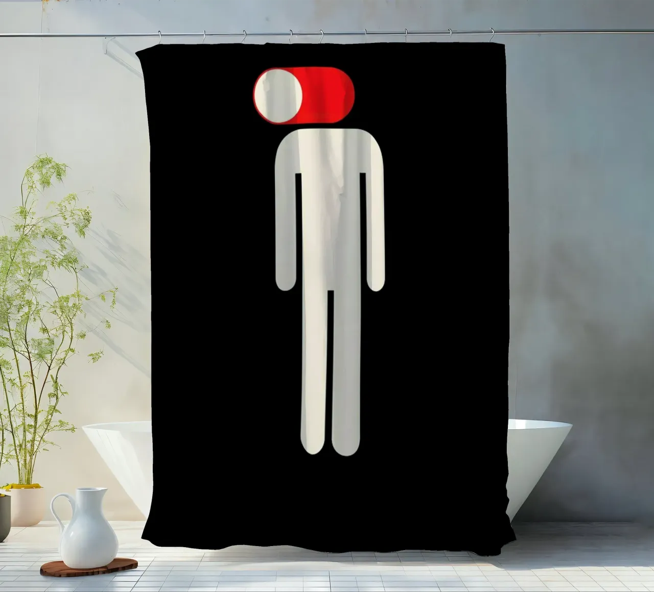 Self Control Duschvorhang von Viktor Hertz