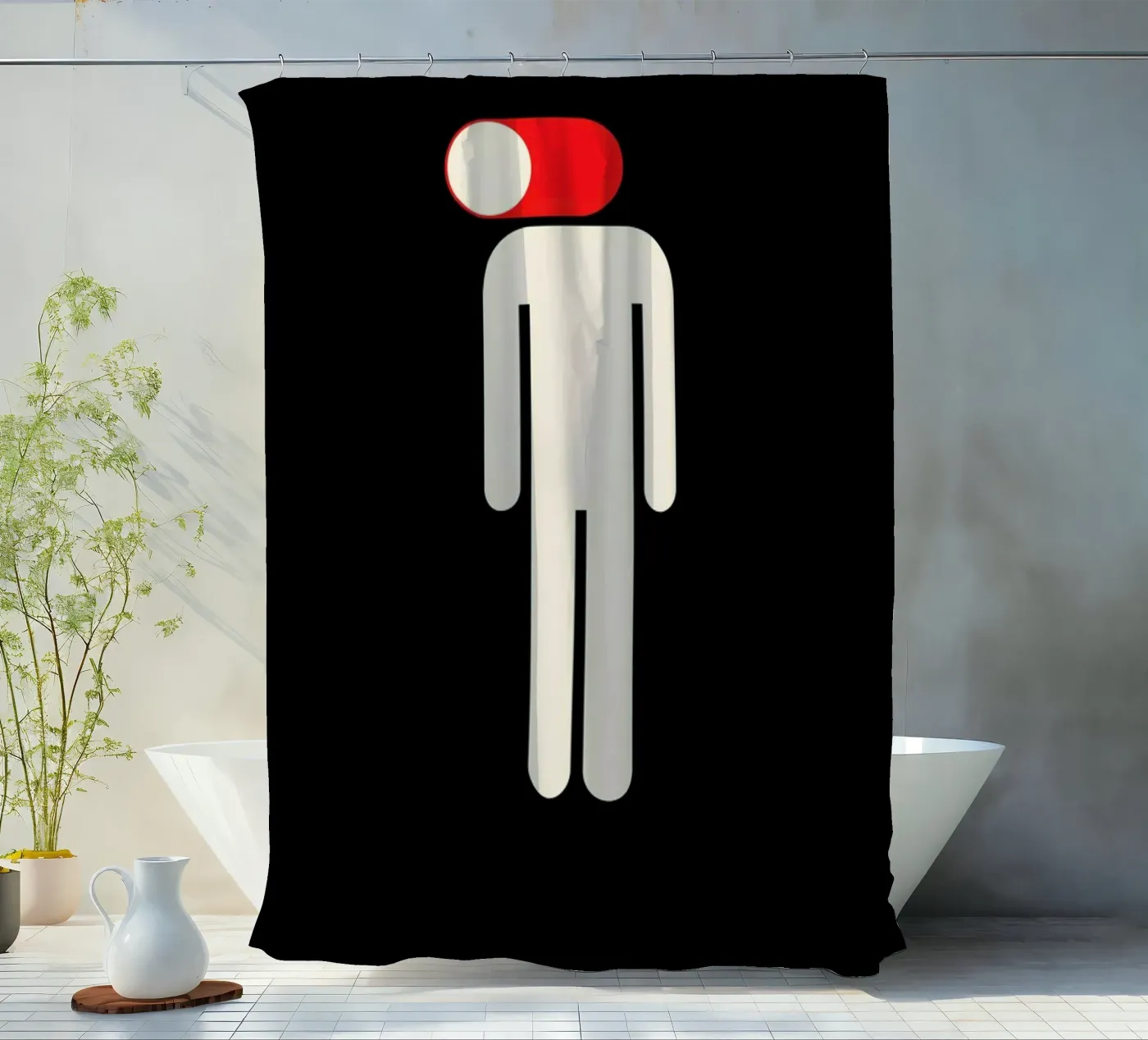Self Control Duschvorhang von Viktor Hertz