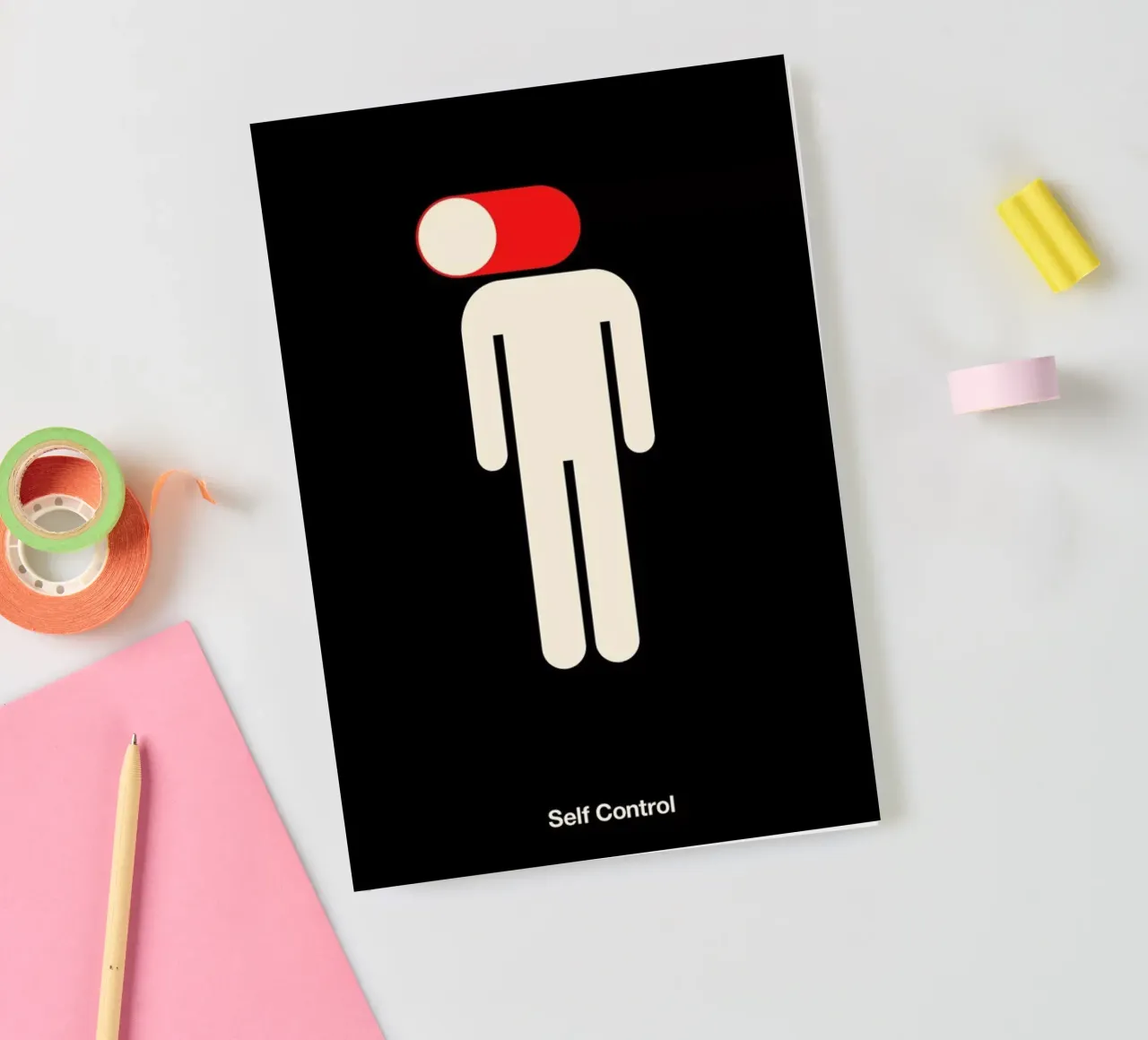 Self Control notebook by Viktor Hertz