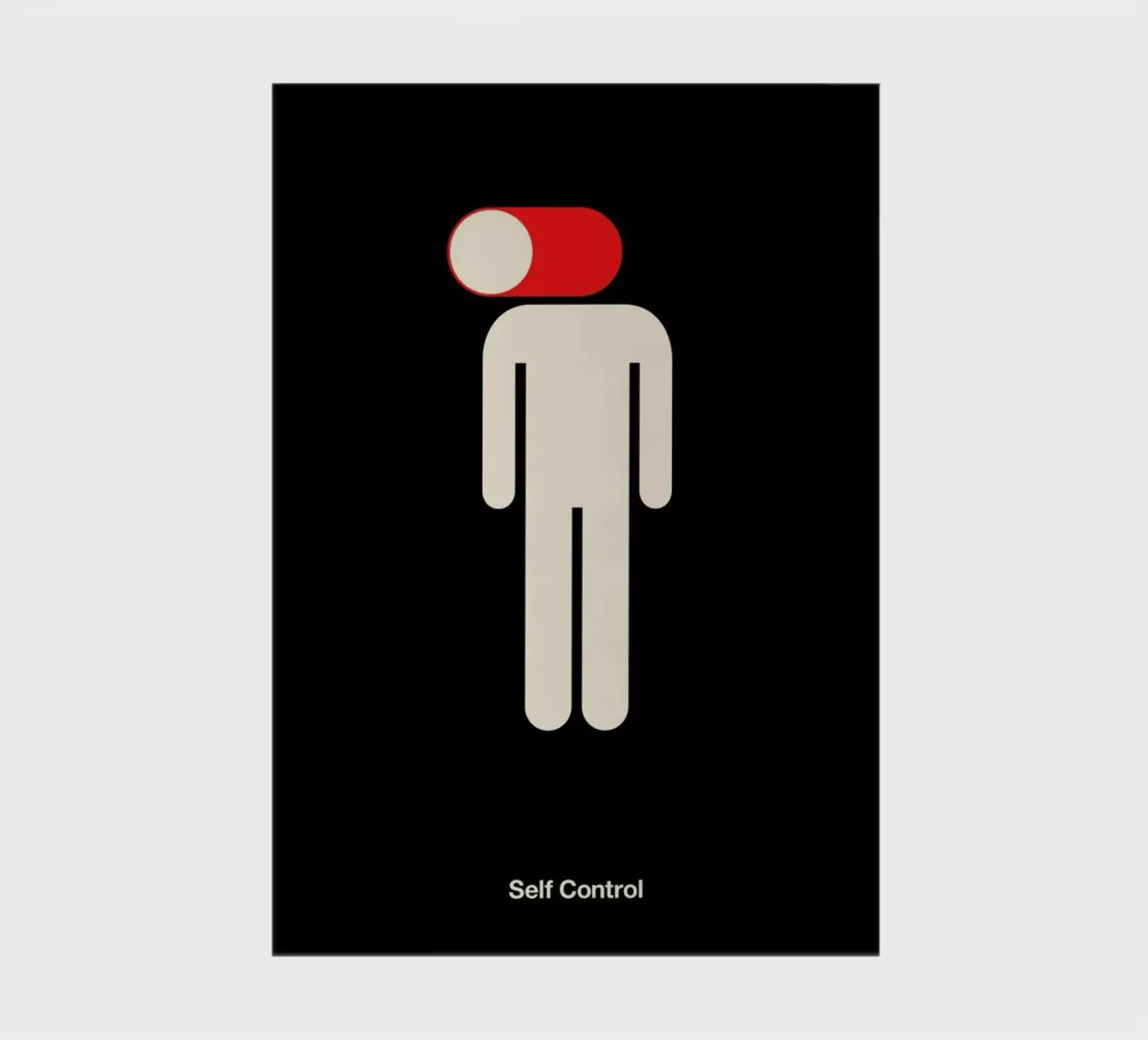 Self Control notebook by Viktor Hertz