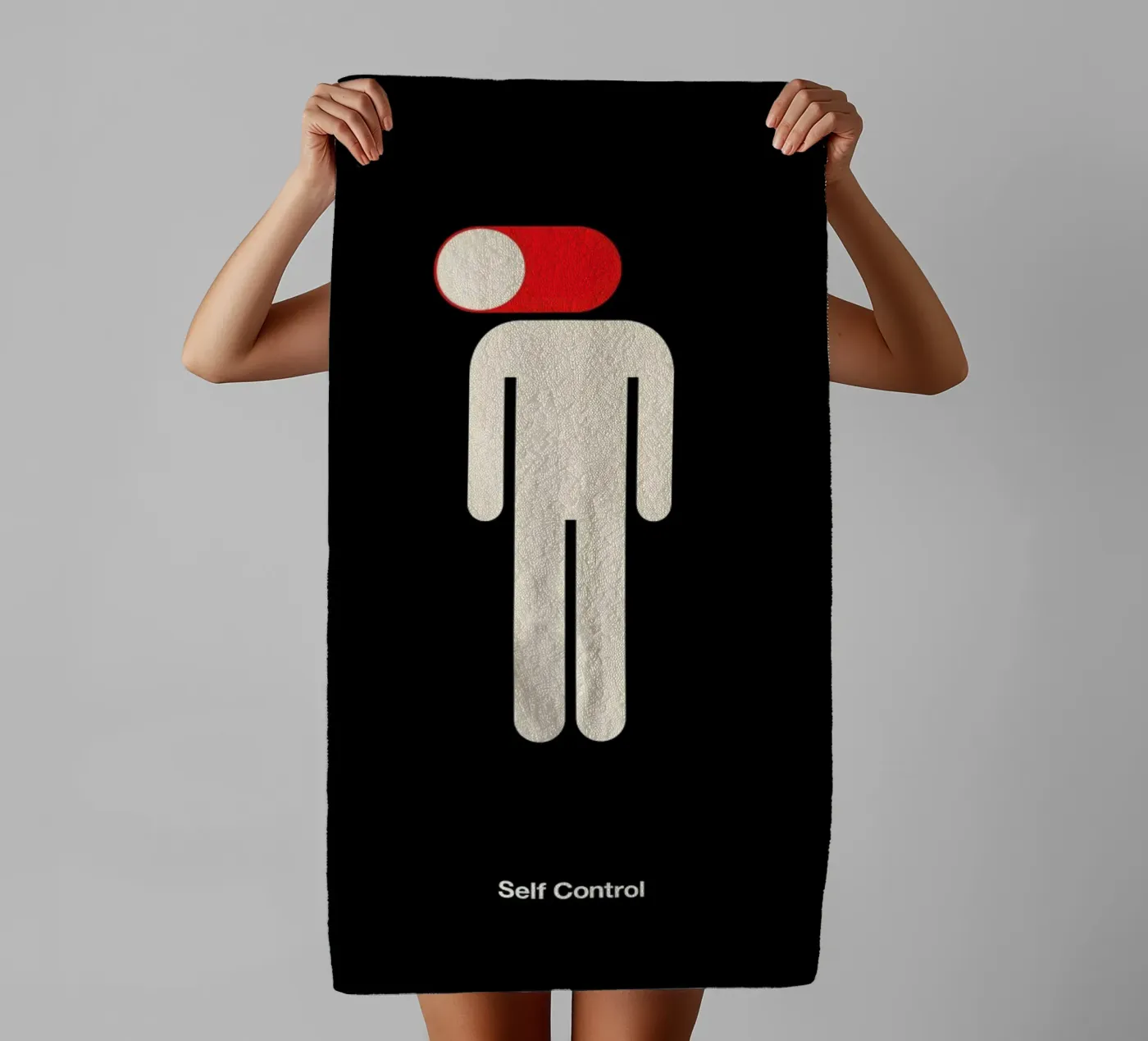 Self Control asciugamano da bagno da Viktor Hertz