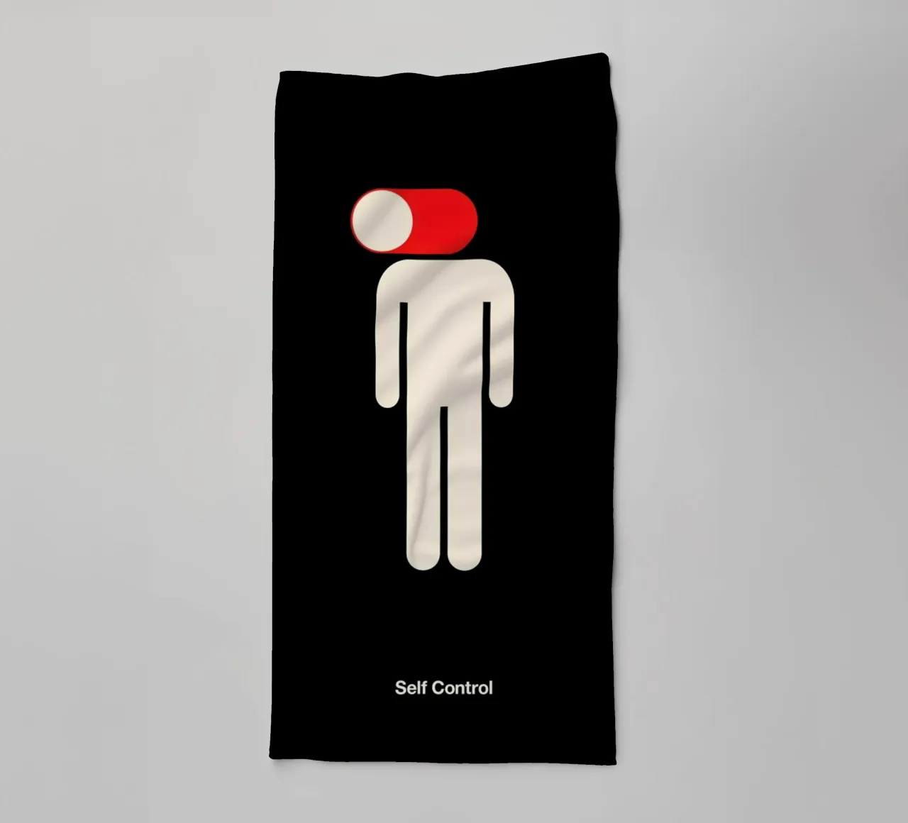 Self Control badhanddoek van Viktor Hertz