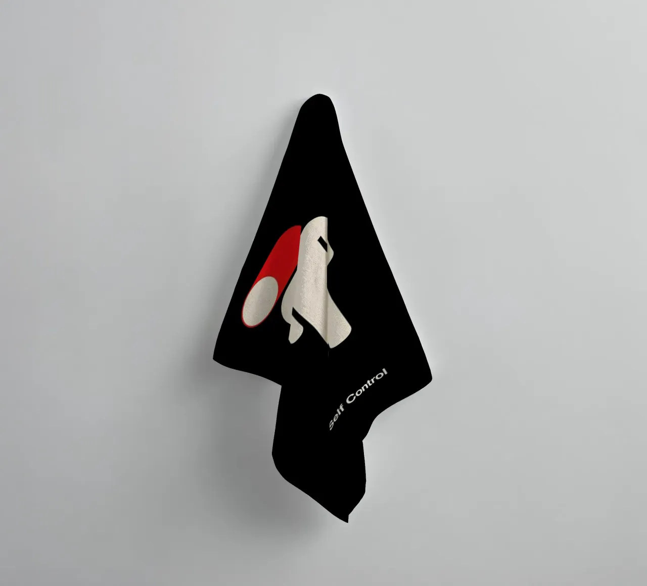 Self Control badhanddoek van Viktor Hertz