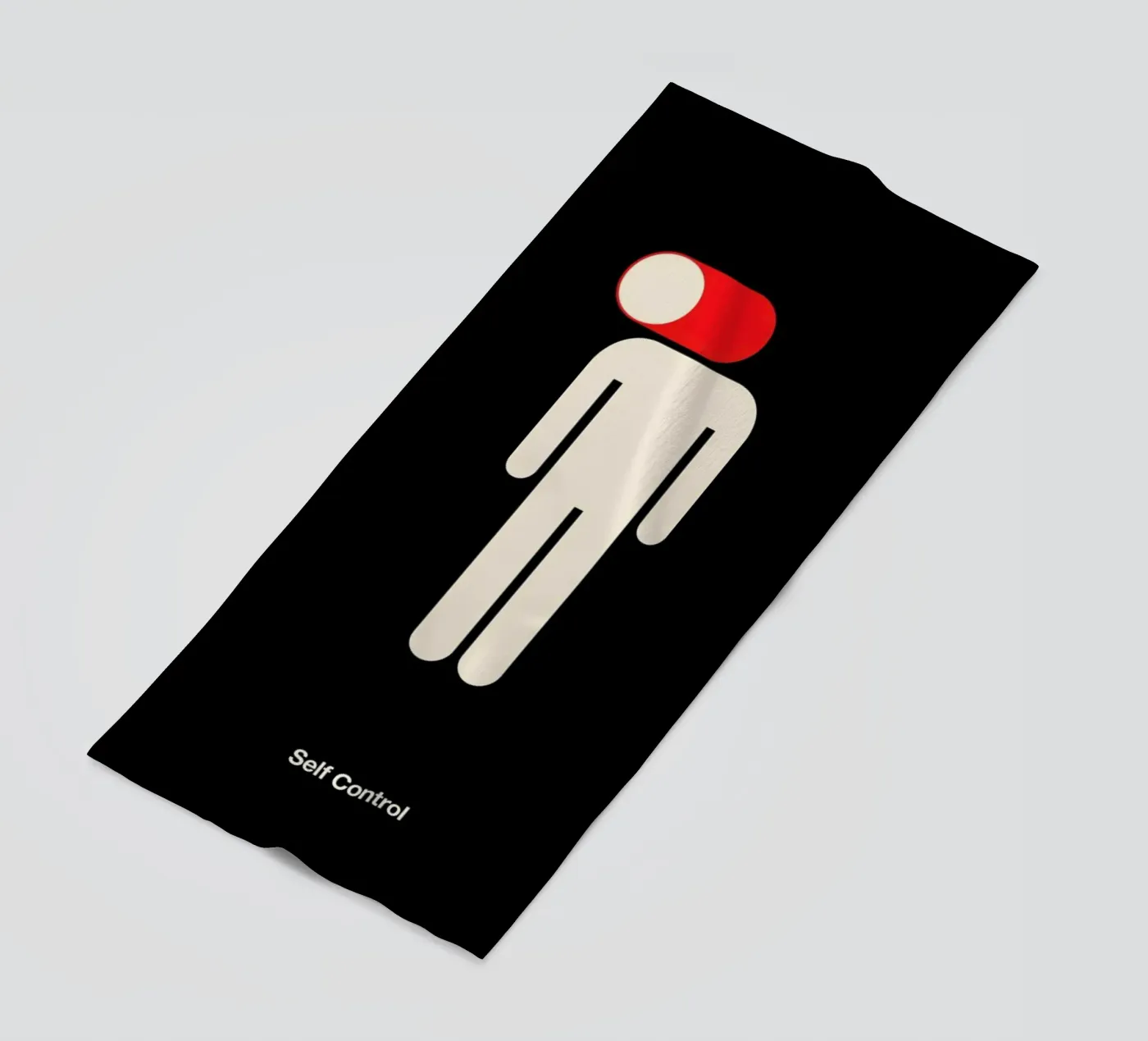 Self Control strandhanddoek van Viktor Hertz