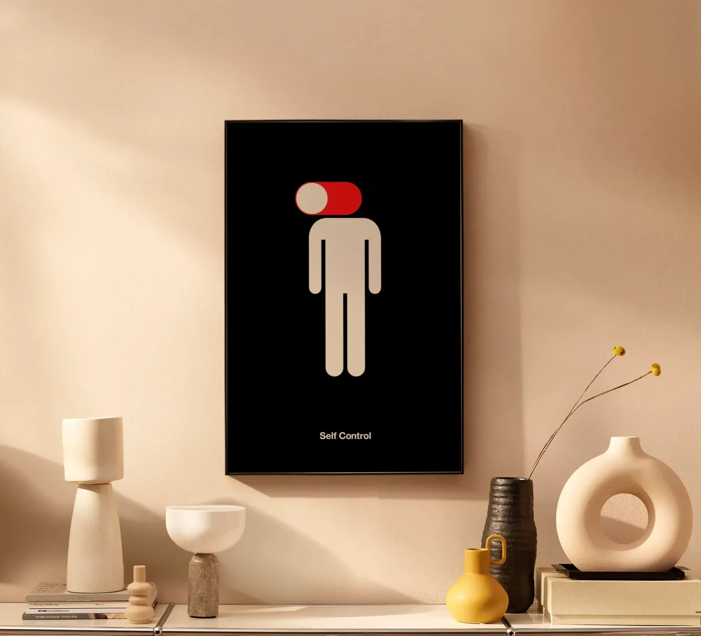 Self Control acrylic glass by Viktor Hertz