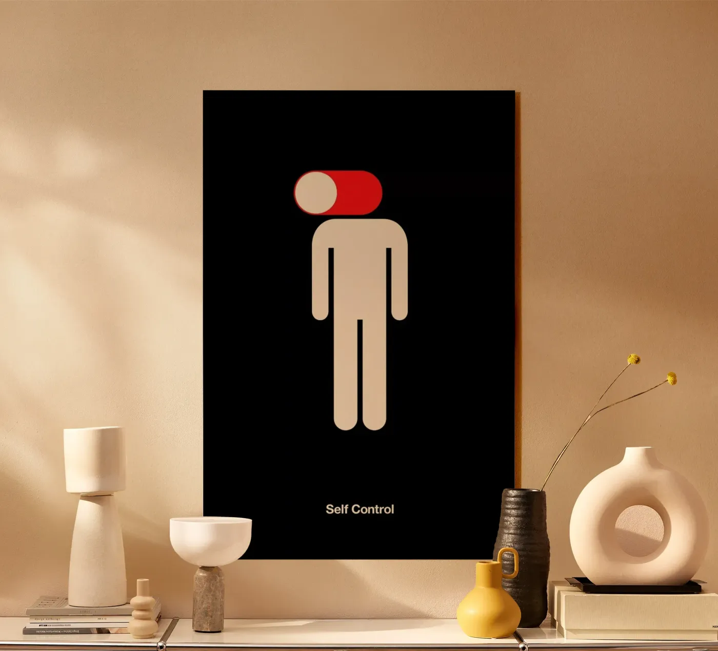 Self Control acrylic glass by Viktor Hertz