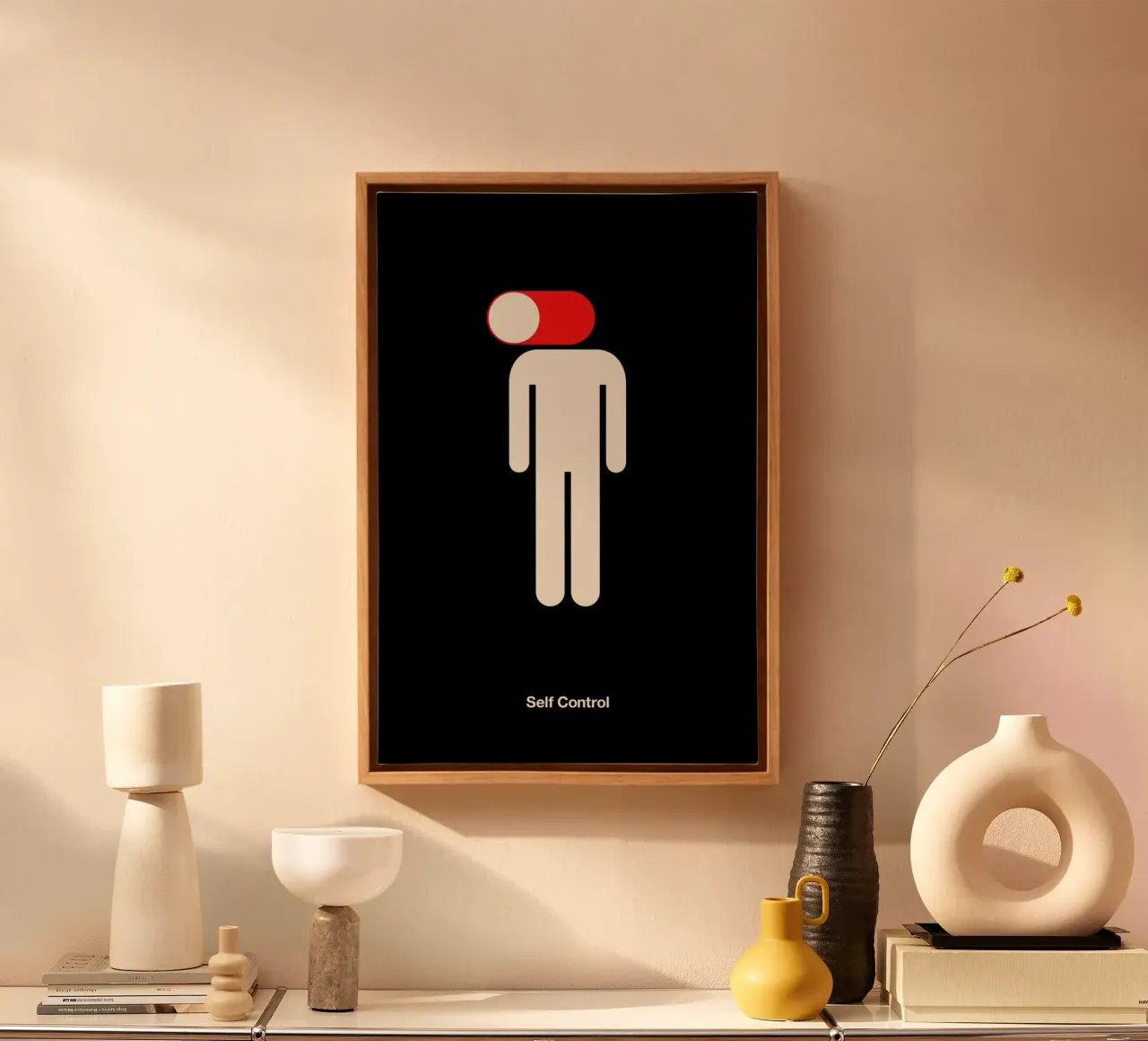 Self Control Leinwand von Viktor Hertz