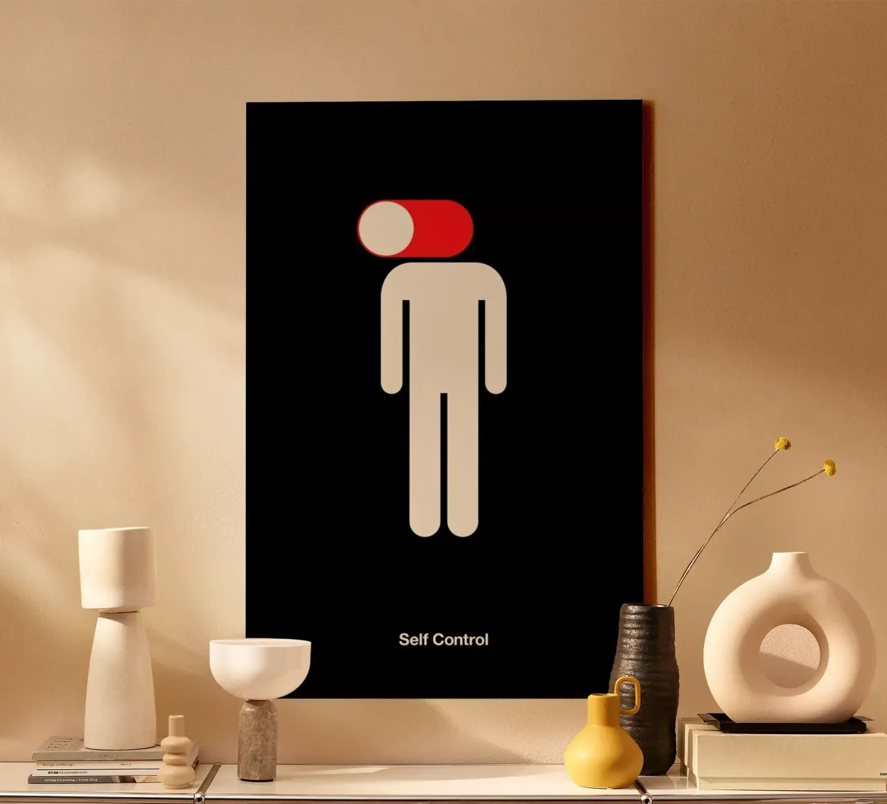 Self Control Leinwand von Viktor Hertz