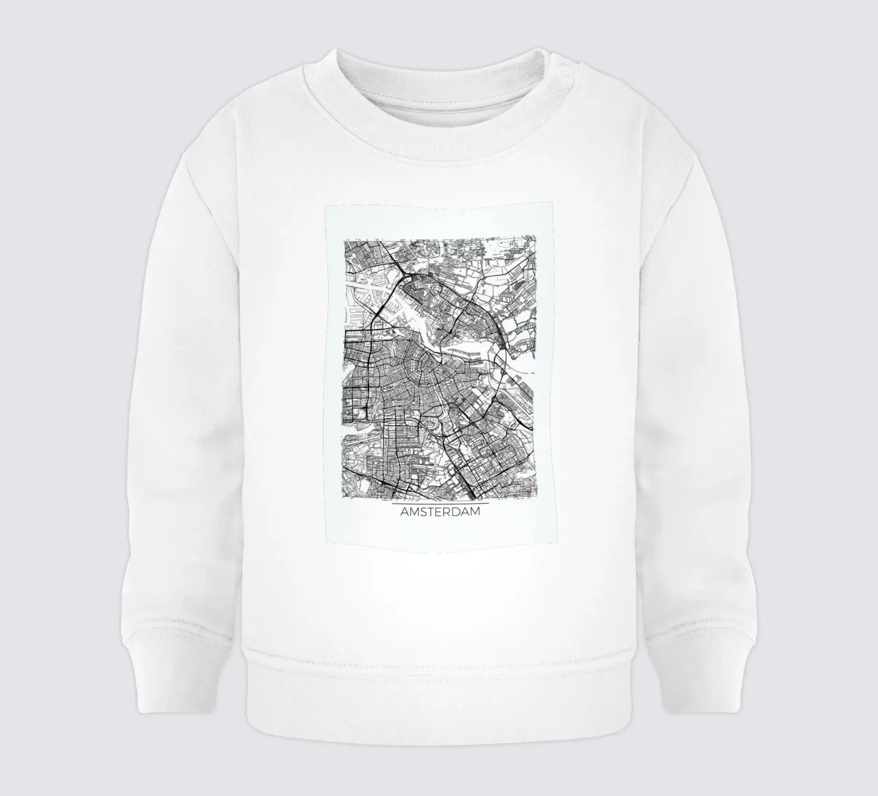 Amsterdam Minimal baby sweatshirt by Hubert Roguski