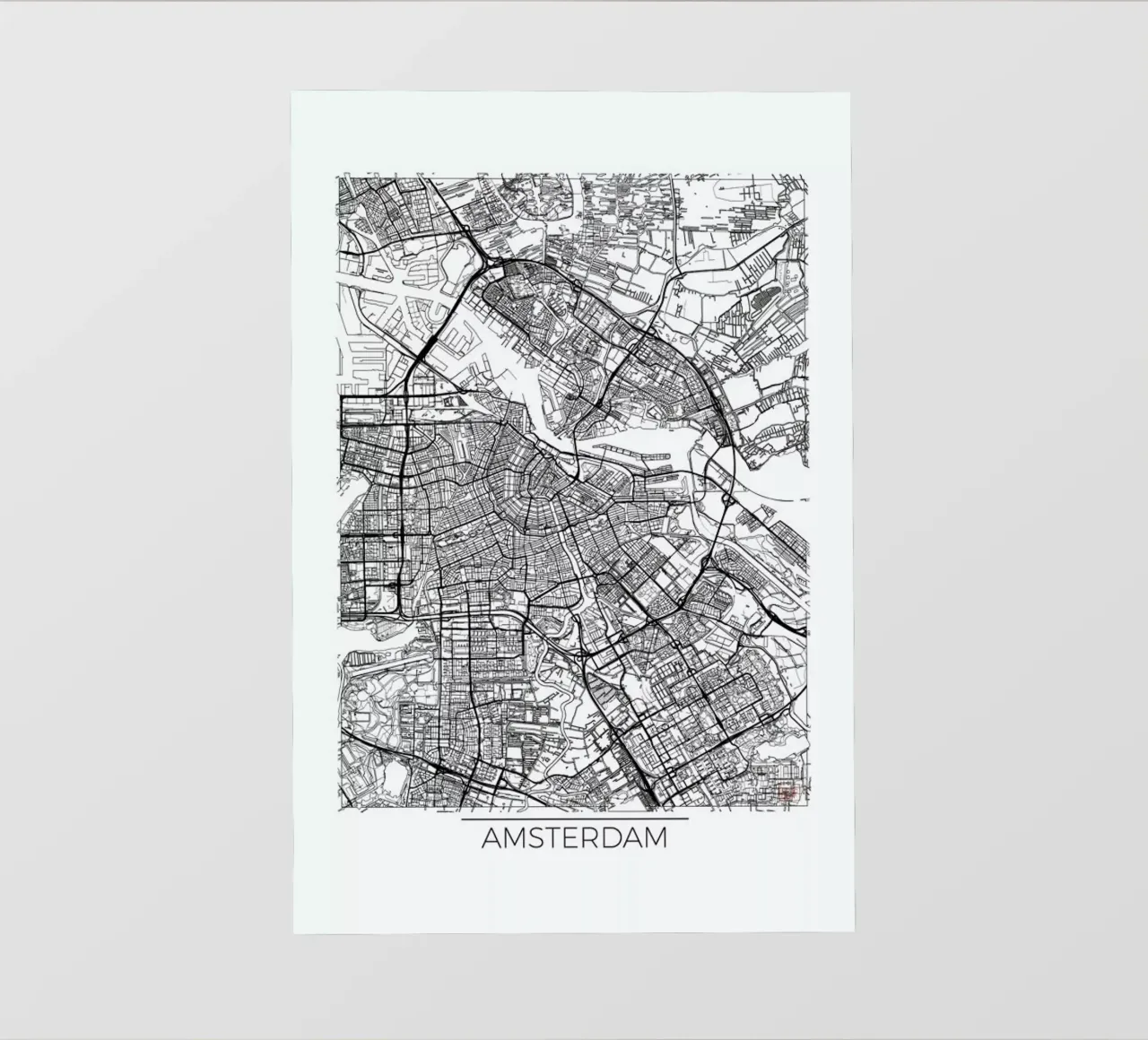 Amsterdam Minimal backlit film by Hubert Roguski